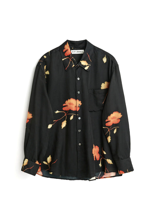 OUR  LEGACY ABOVE SHIRT Nocturnal Flower Print