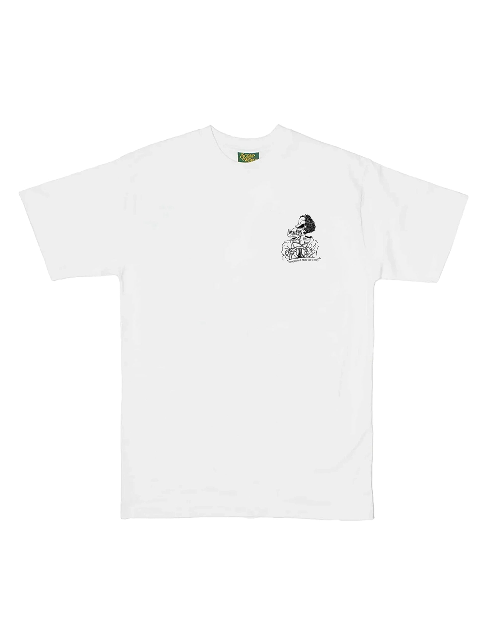 SCRAP WORLD VULTURE CARS TEE WHITE