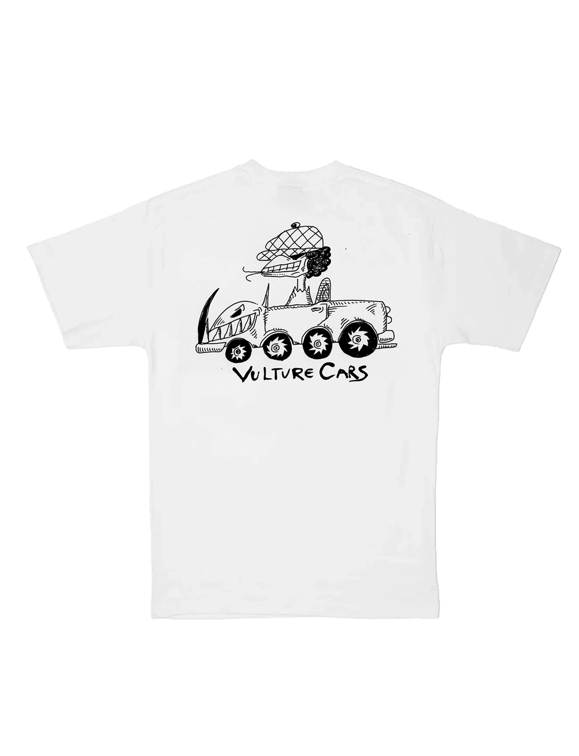 SCRAP WORLD VULTURE CARS TEE WHITE