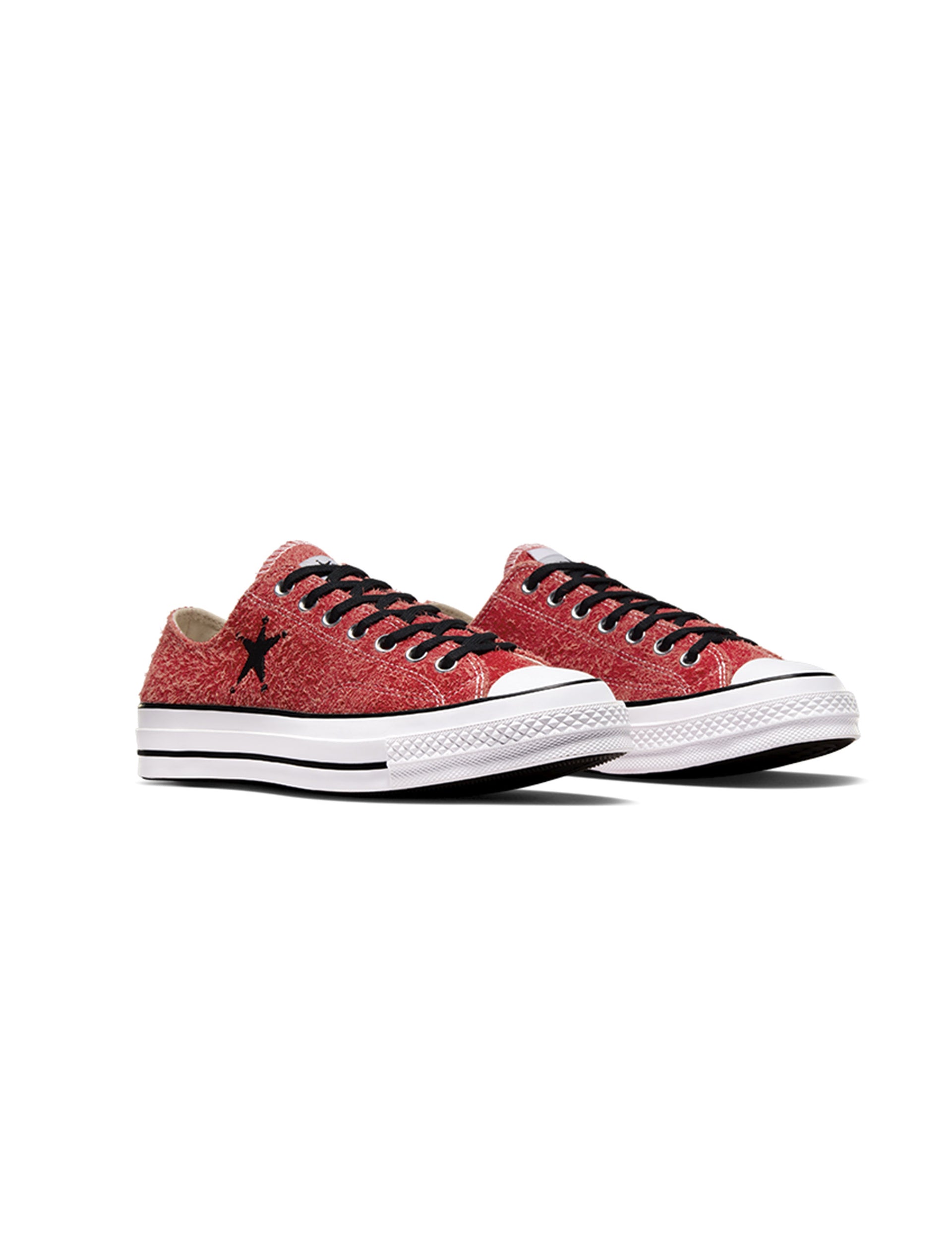 CONVERSE x STÜSSY: SUEDE CHUCK 70 LOW RED