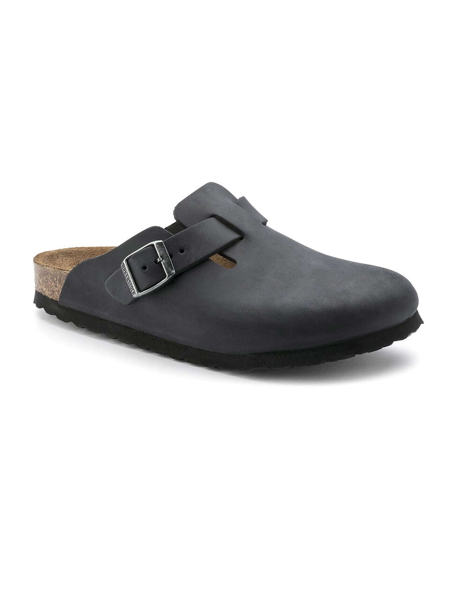 BIRKENSTOCK Boston Oiled Leather Black