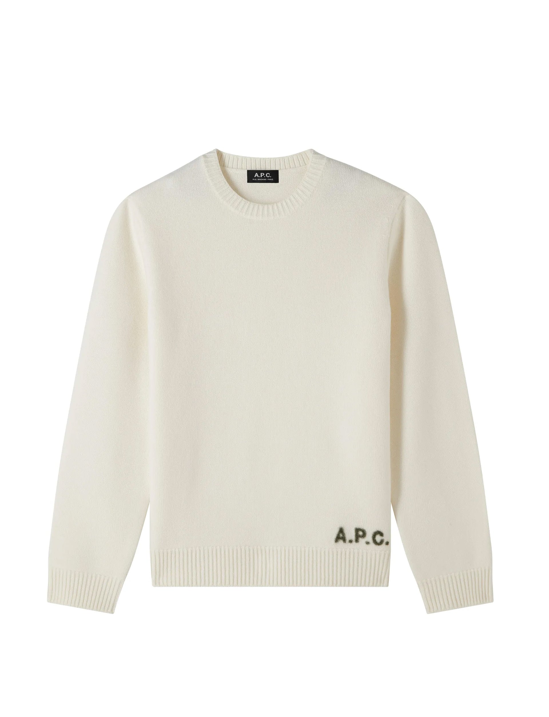 A.P.C. PULL EDWARD KAKI MILITAIRE