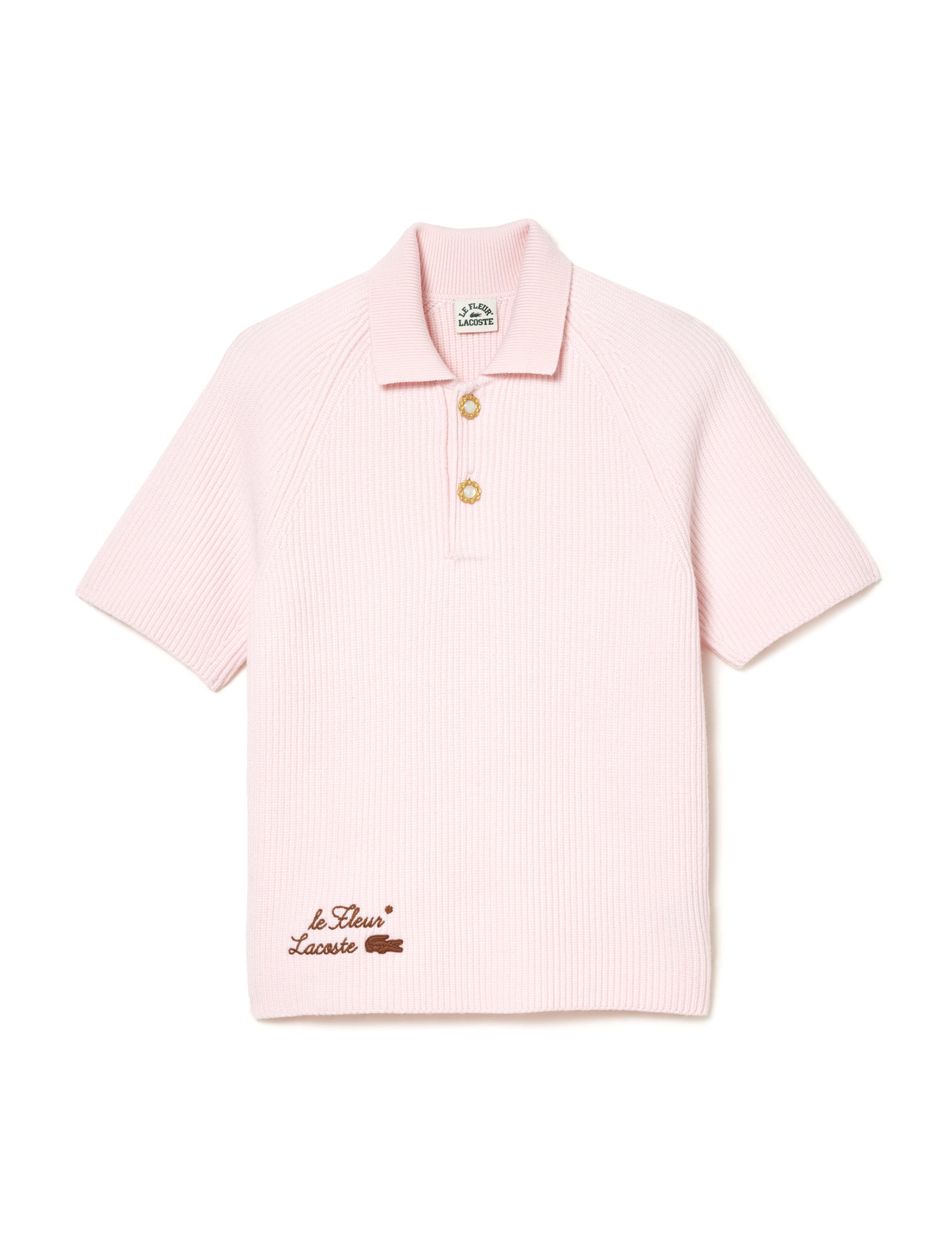 Lacoste x le FLEUR* Polo Collar Sweater