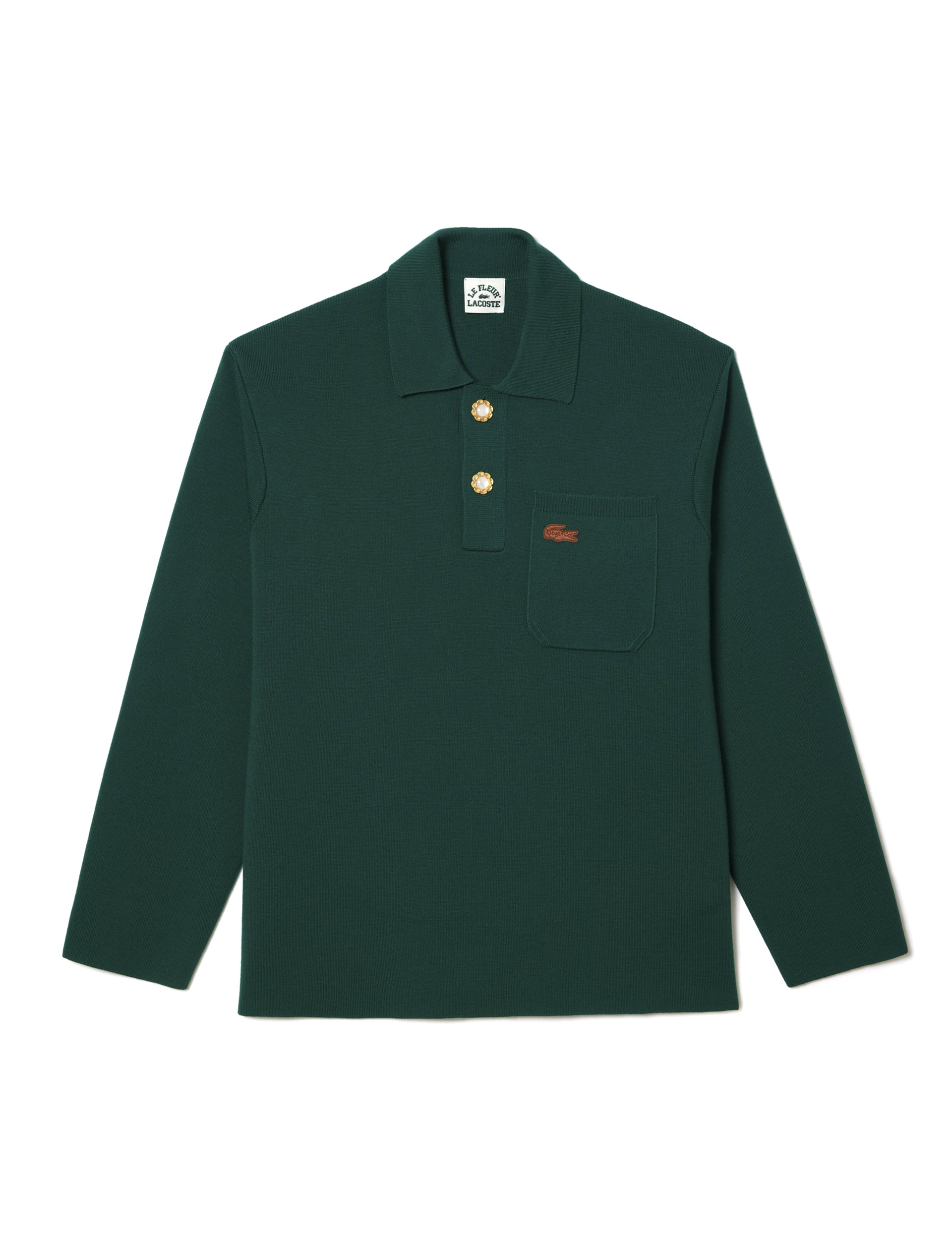 Lacoste x le FLEUR* Long Sleeved Polo
