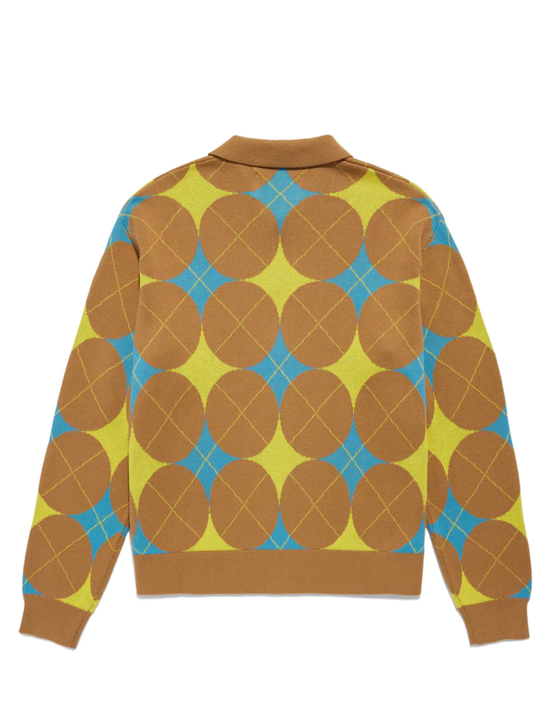 AWAKE NY ARGLYE KNIT CARDIGAN