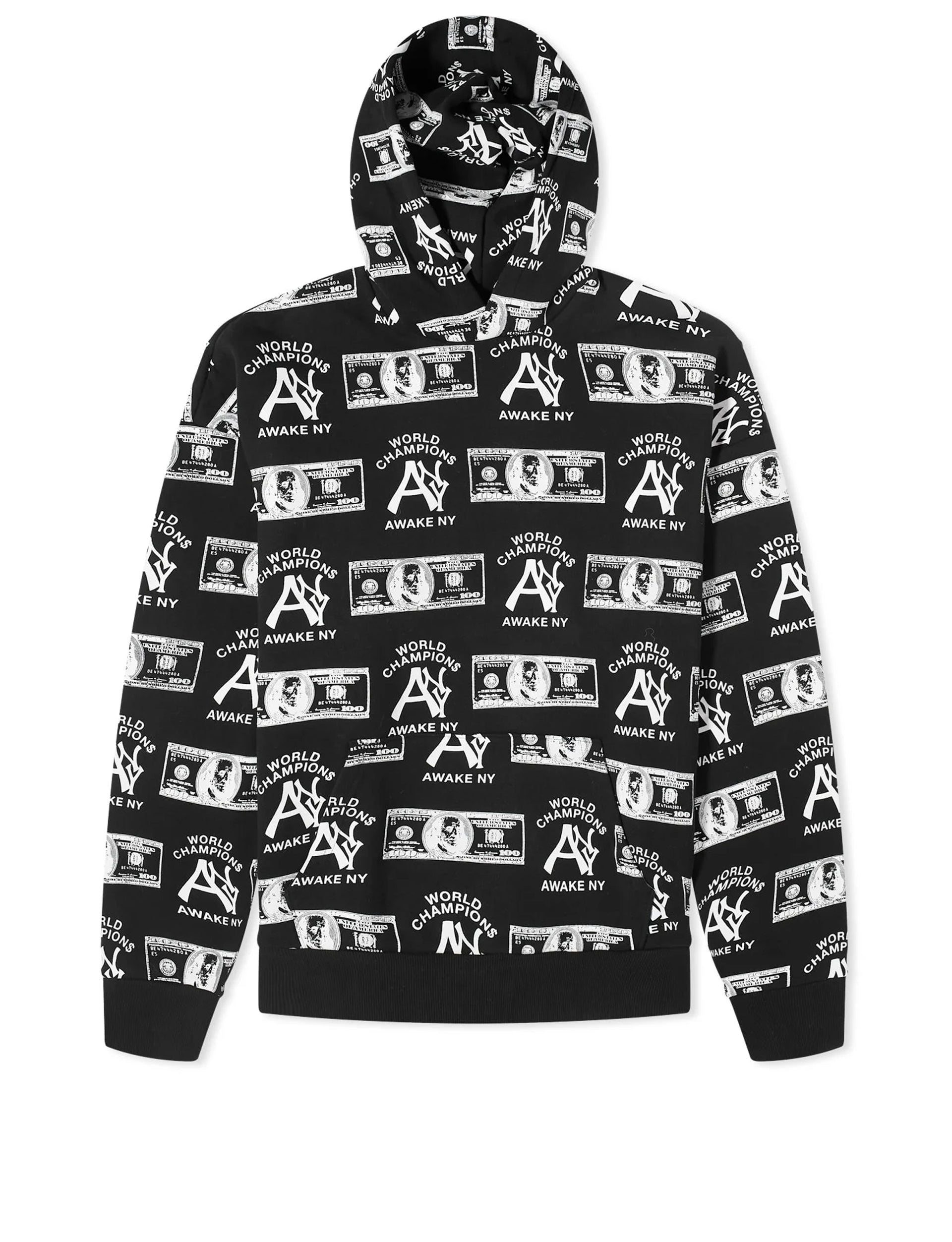 AWAKE NY CHAMPION$ HOODIE BLACK