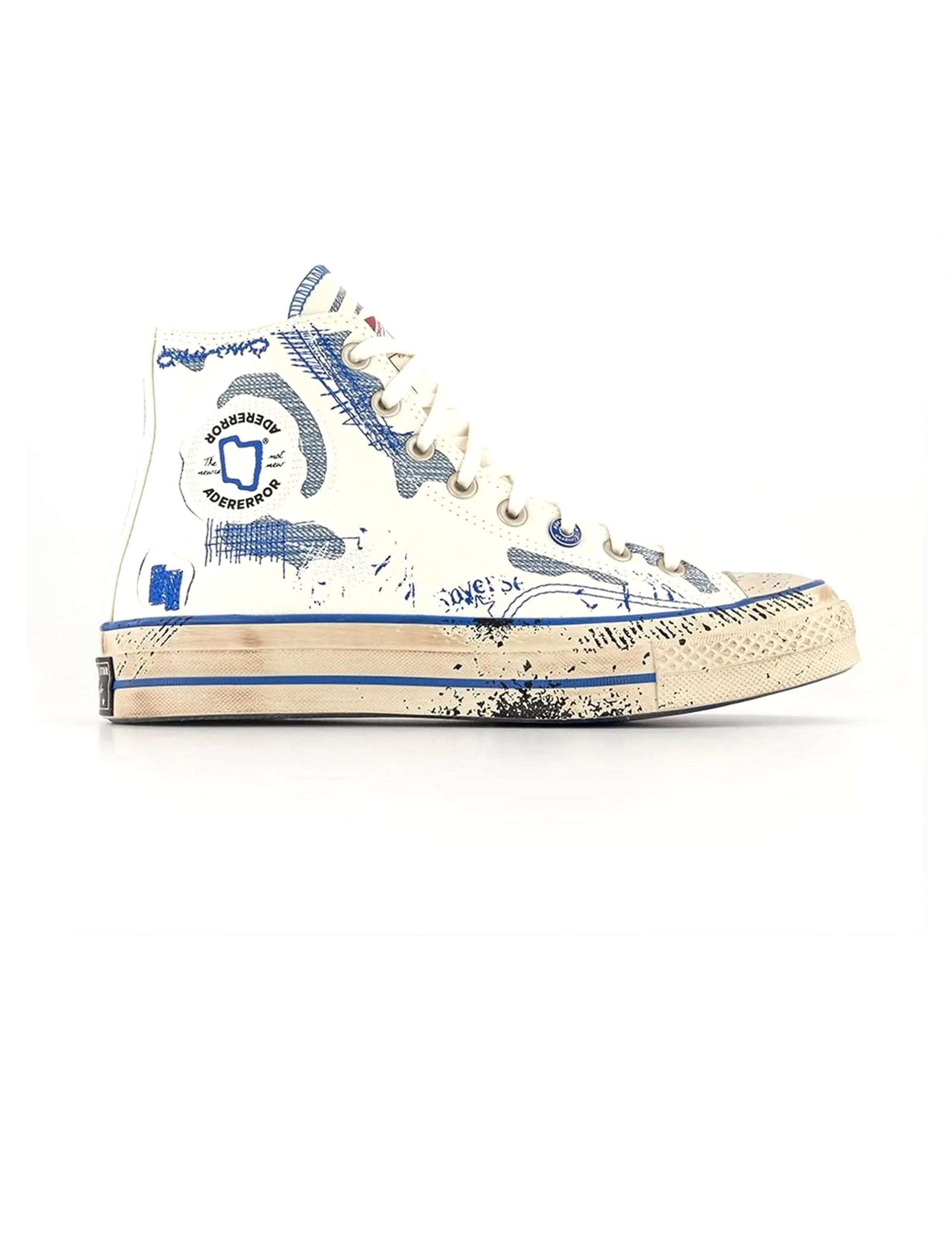 Ader Error x Converse All Star HI 70s White Blue