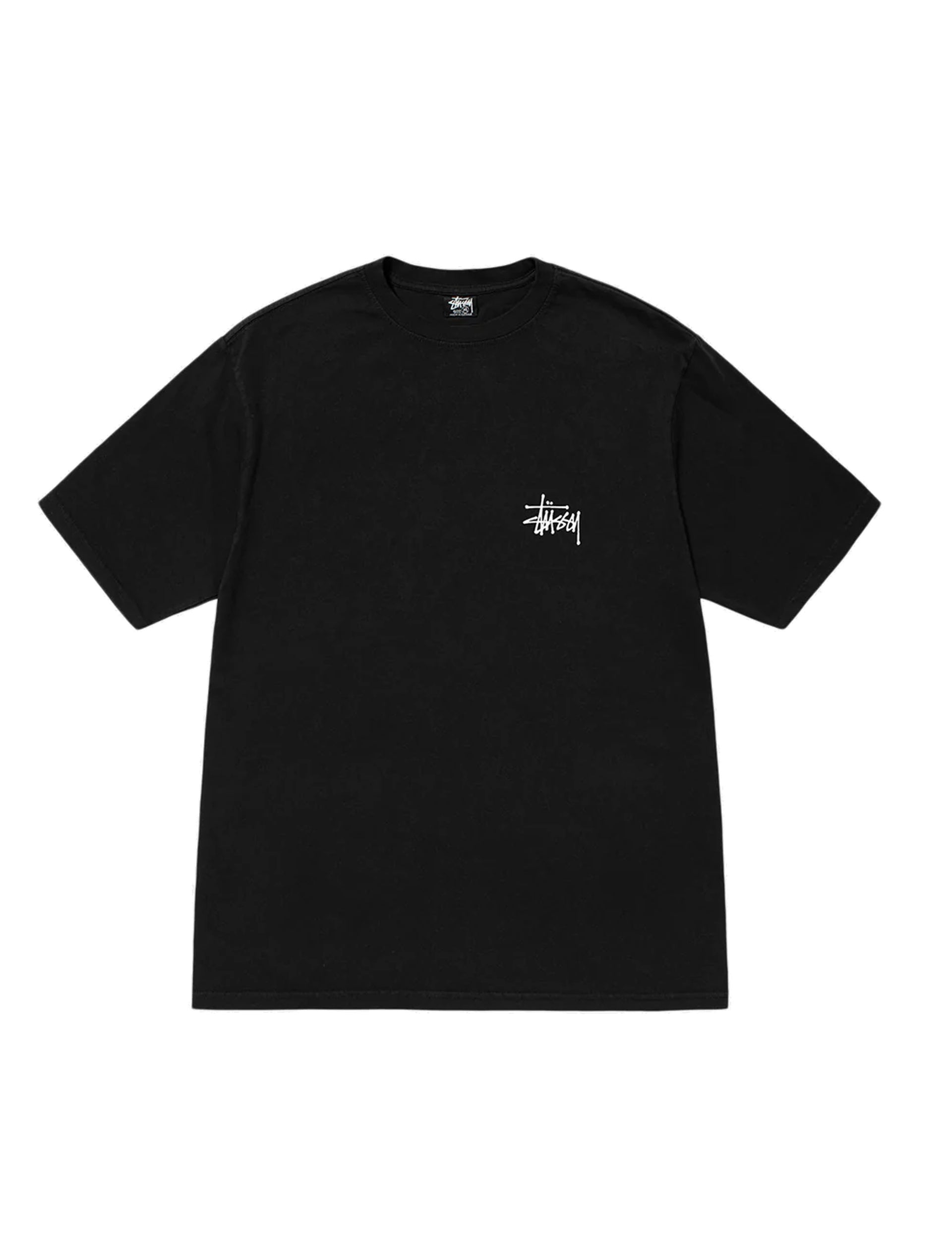 STÜSSY BASIC STUSSY PIG. DYED TEE BLACK