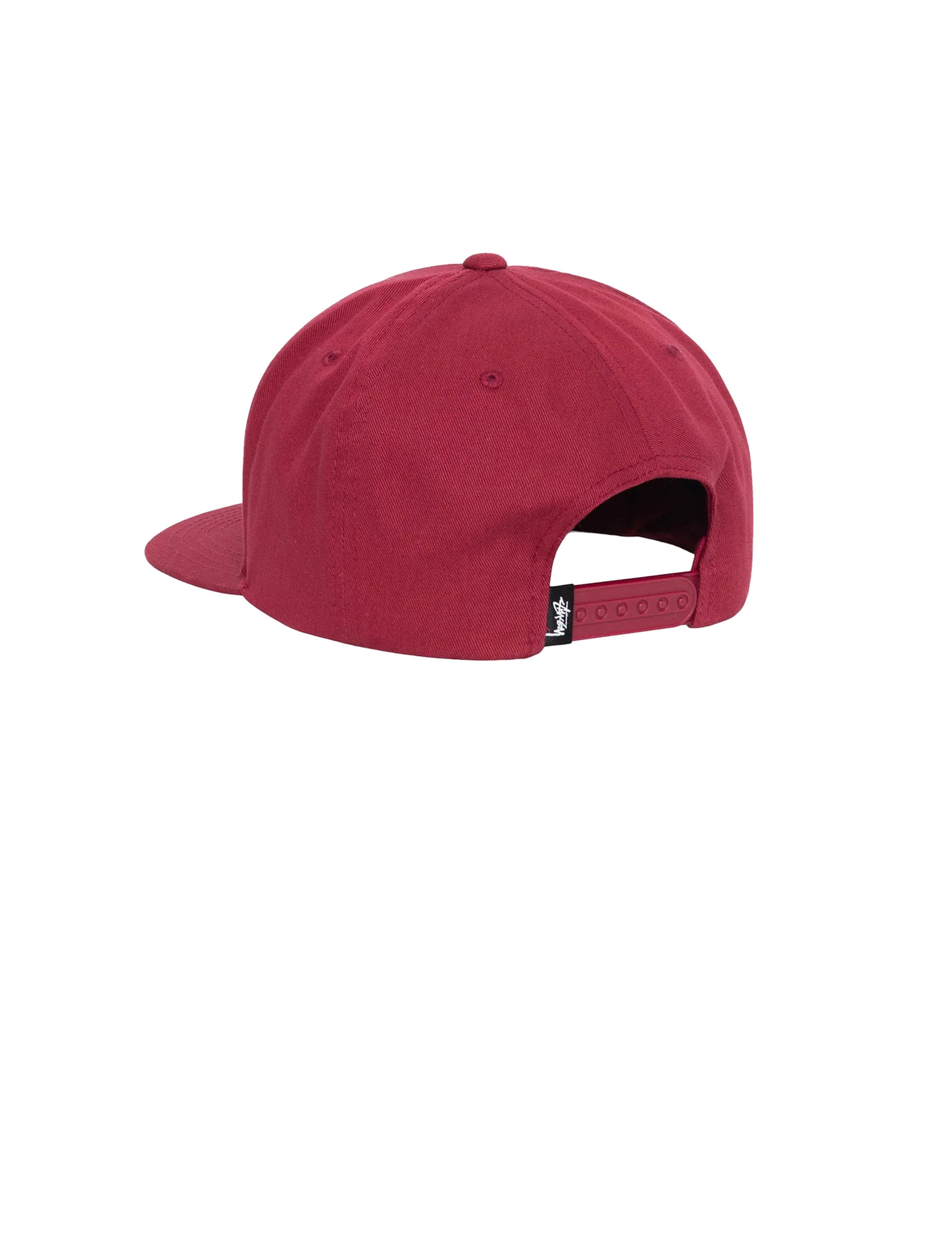 STÜSSY BIG STOCK POINT CROWN CAP BERRY