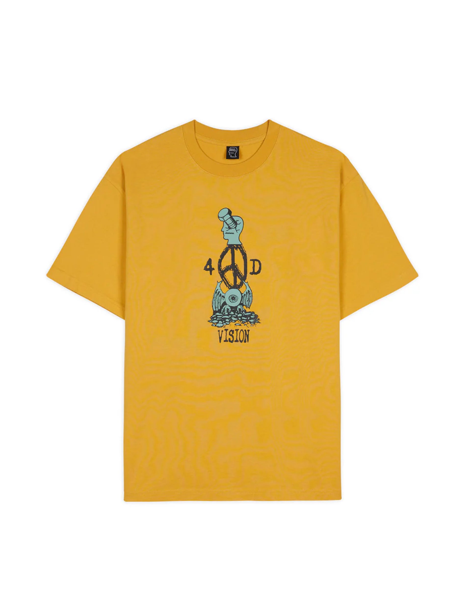 BRAIN DEAD 4D VISION TOTEM T-SHIRT - SAND