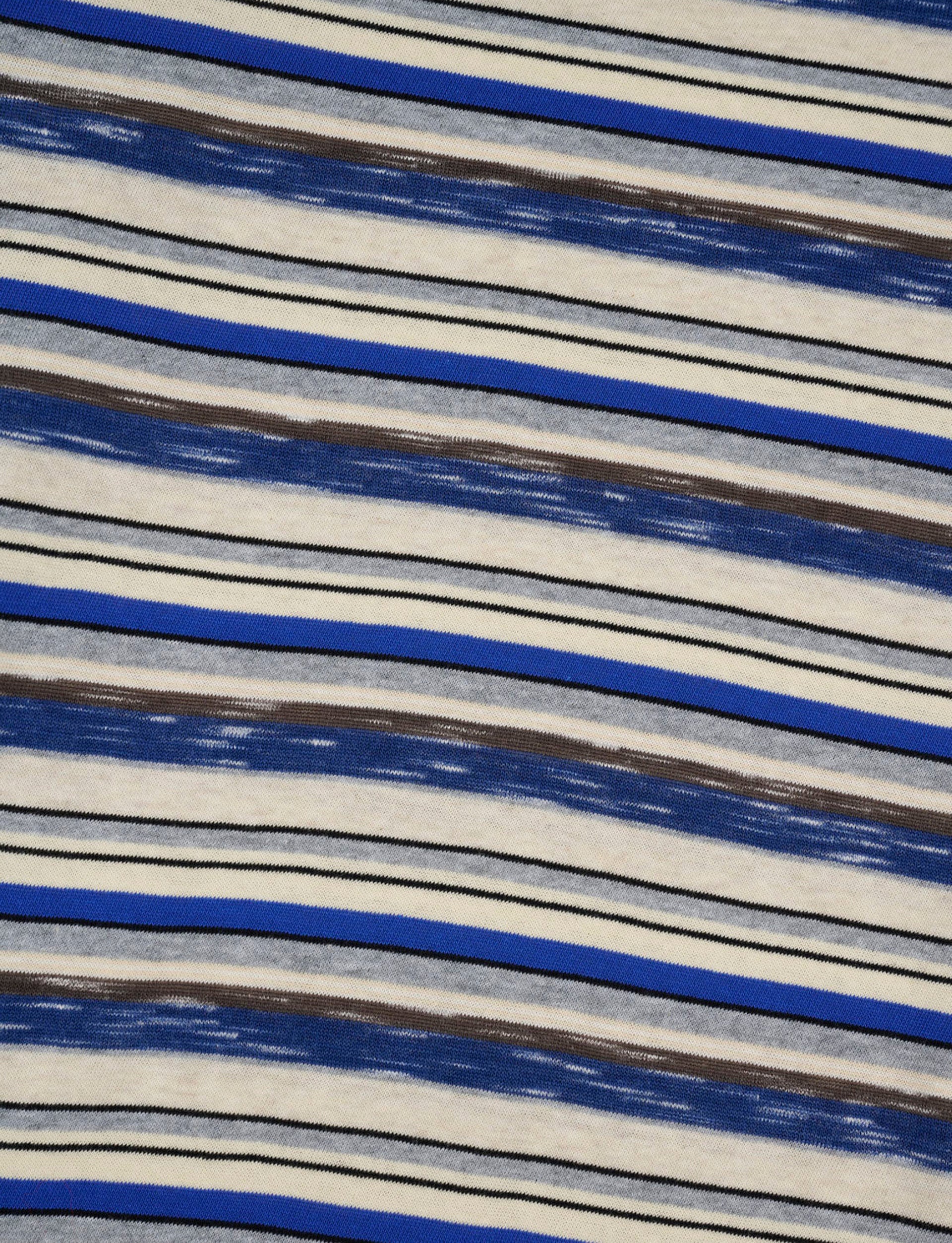 BRAIN DEAD Toni Stripe T-shirt - Blue Multi