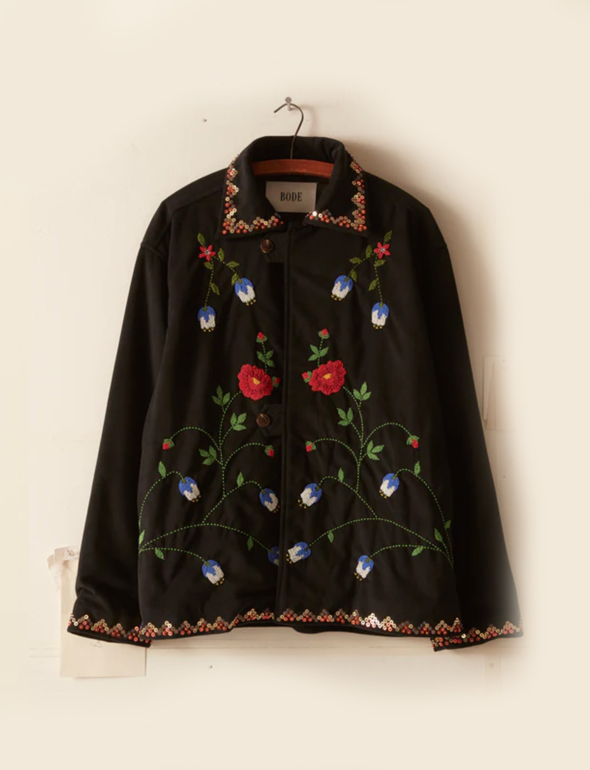 BODE Beaded Garden Vine Jacket