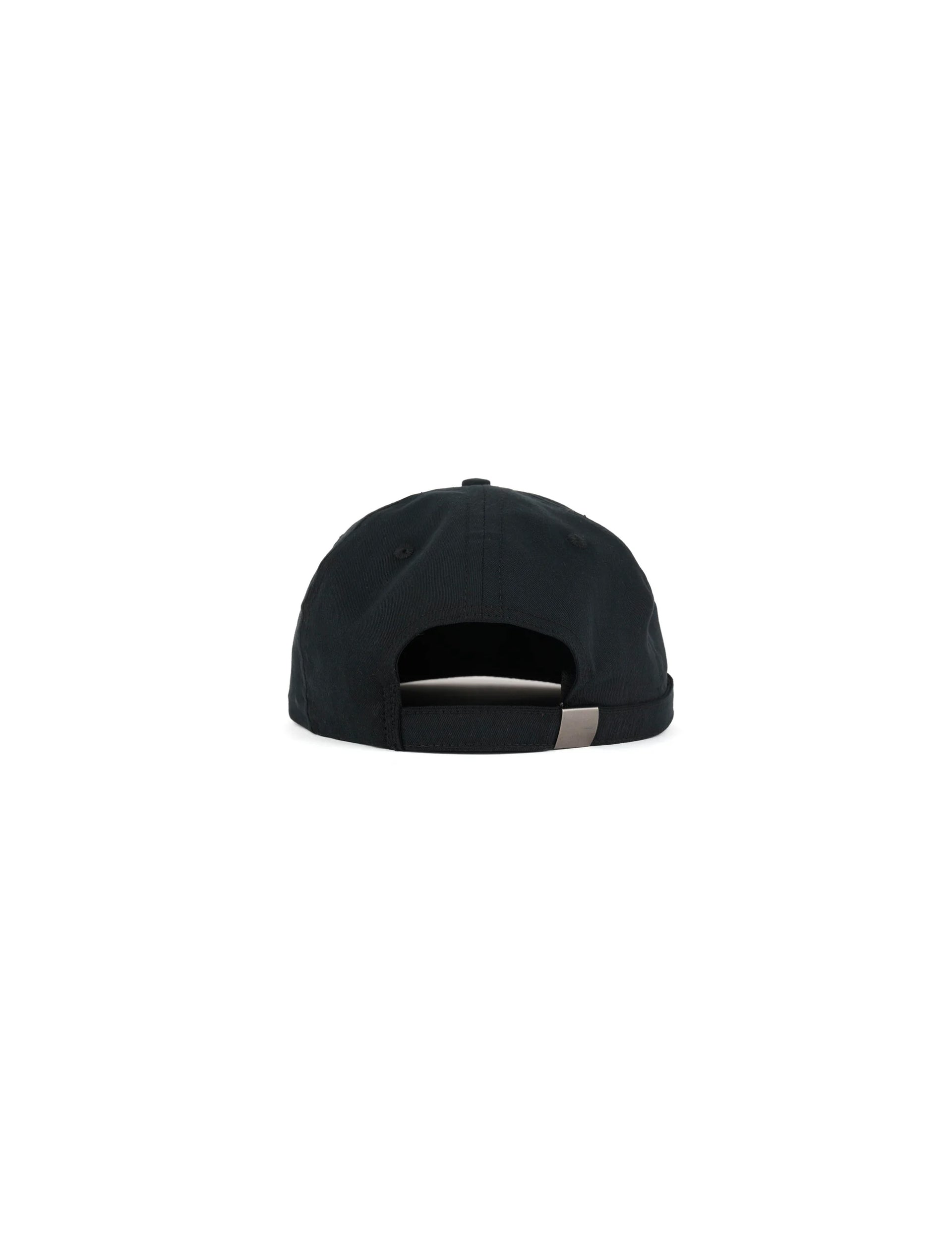 Brain Dead Extended Strap 6 Panel Logohead Hat - Black