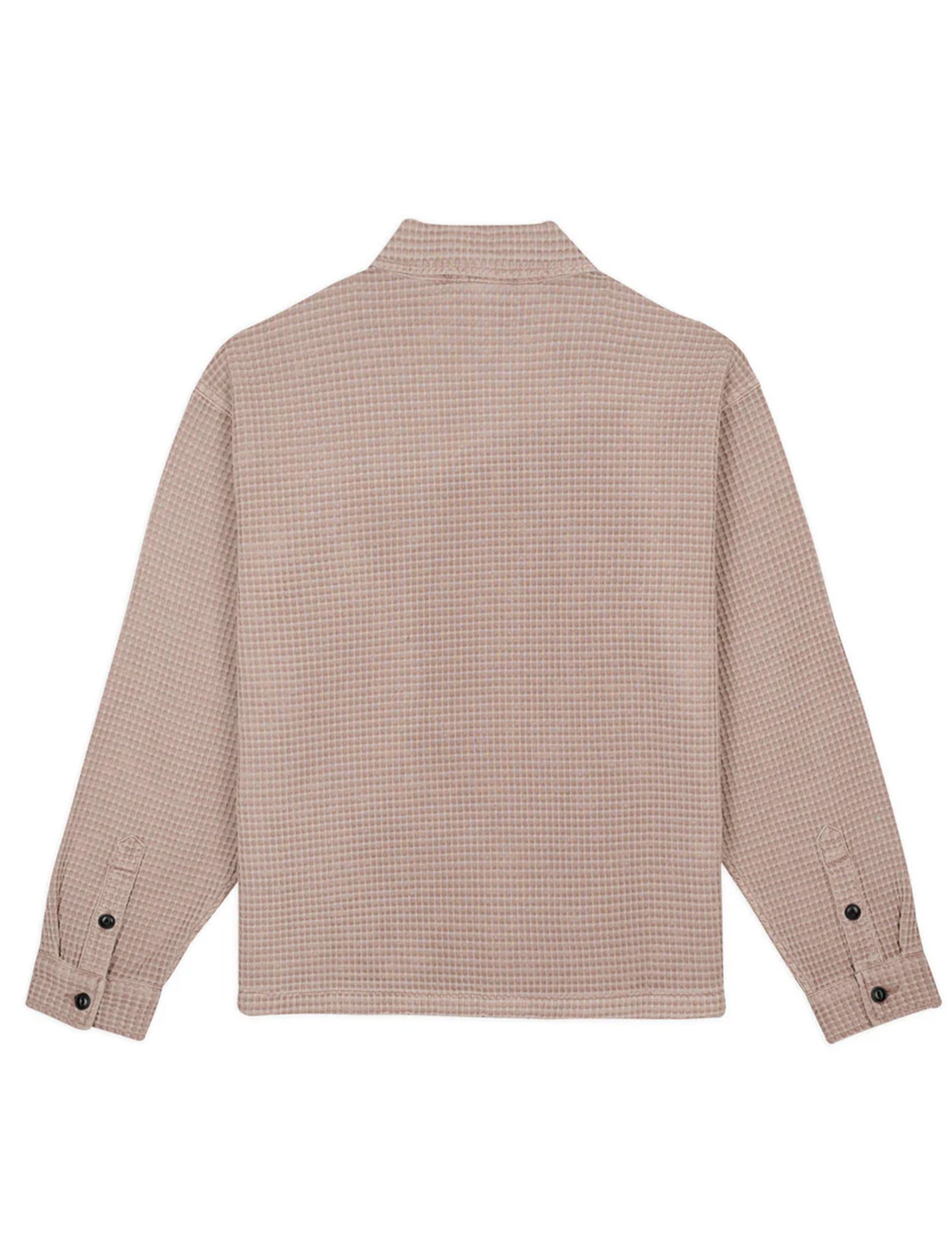 Brain Dead Waffle Button Front Shirt - Sand