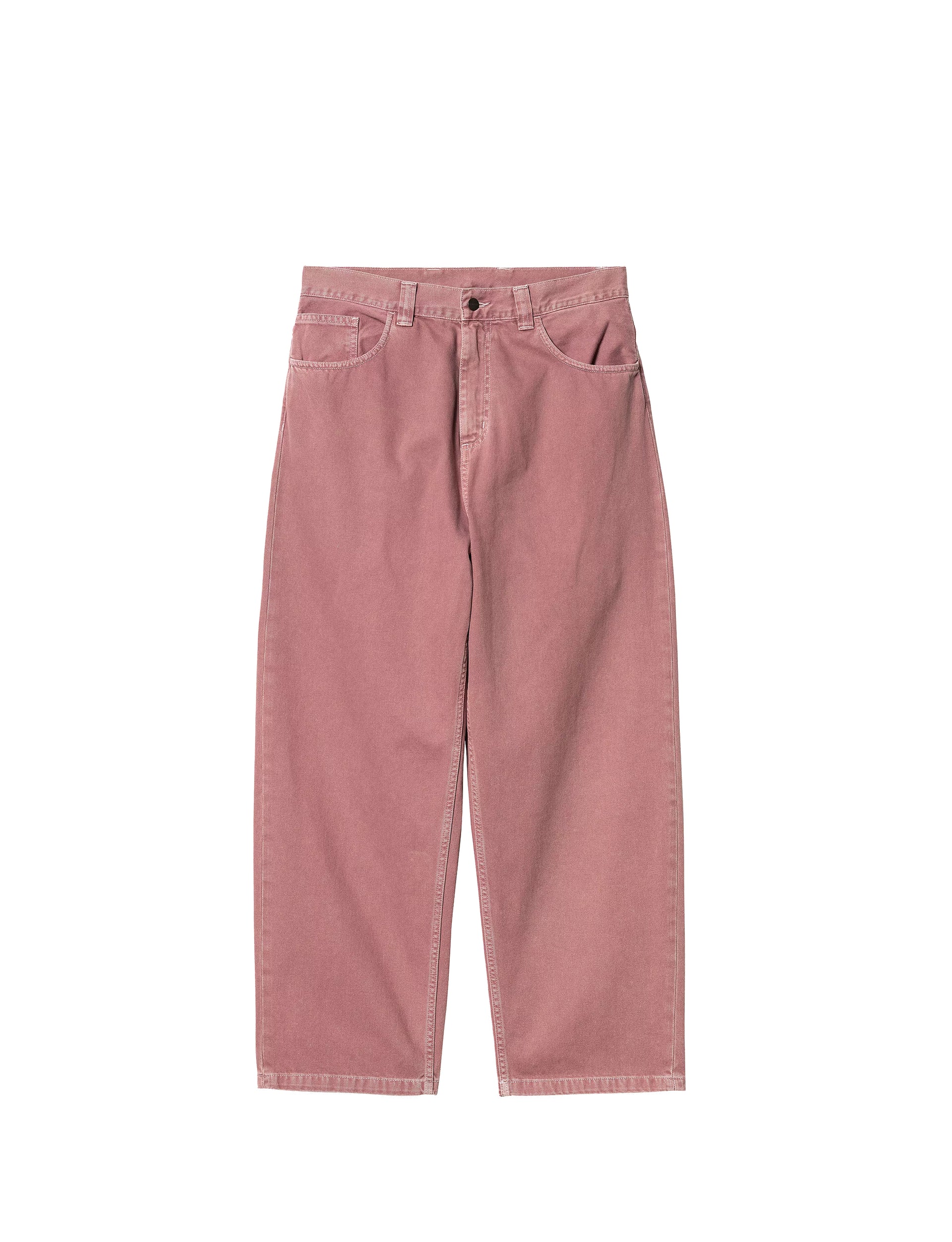 CARHARTT WIP Brandon Pant Cotton Clark Twill Dusky Pink stone dyed