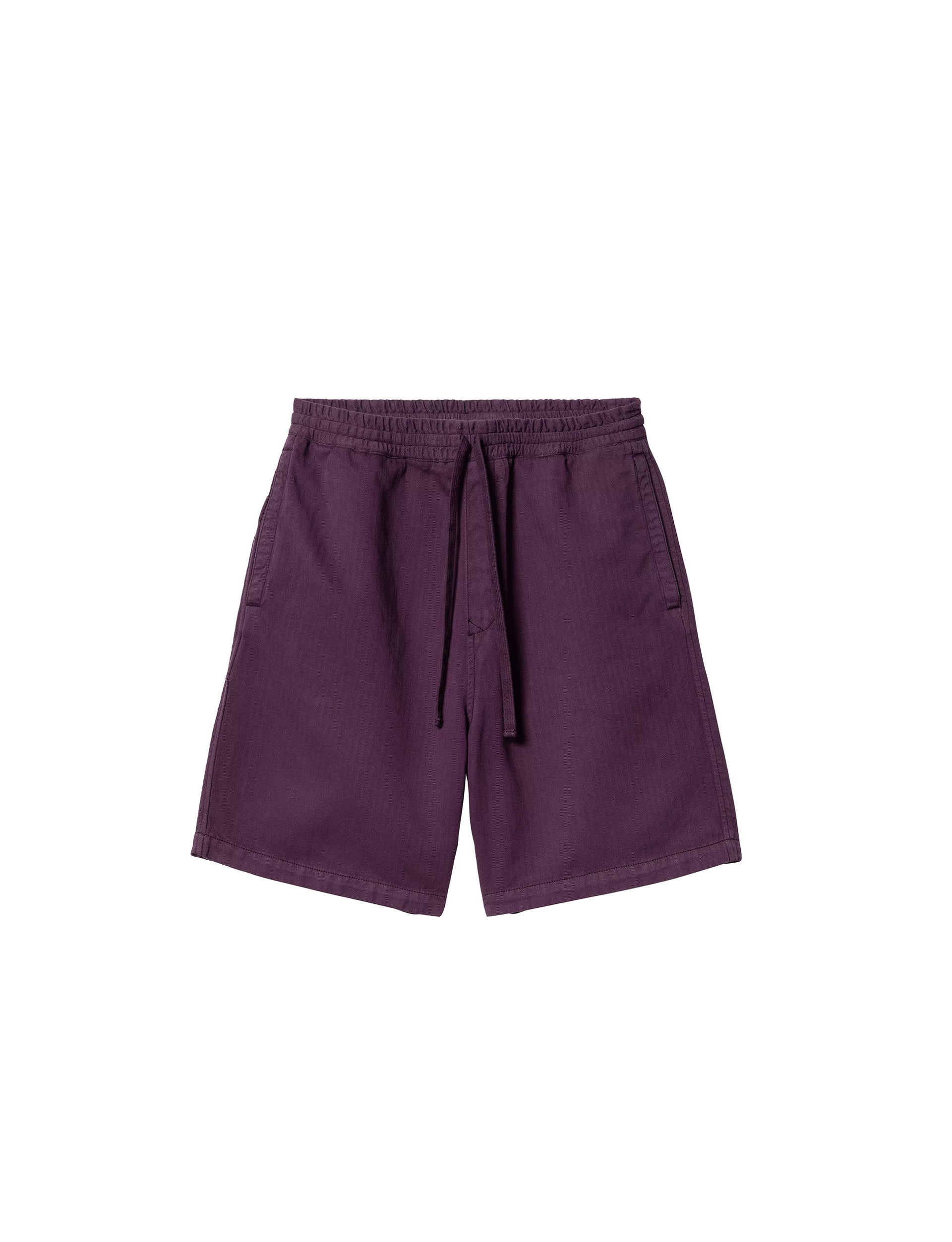 CARHARTT WIP Rainer Short 'Shawnee' Herringbone Huckleberry garment dyed