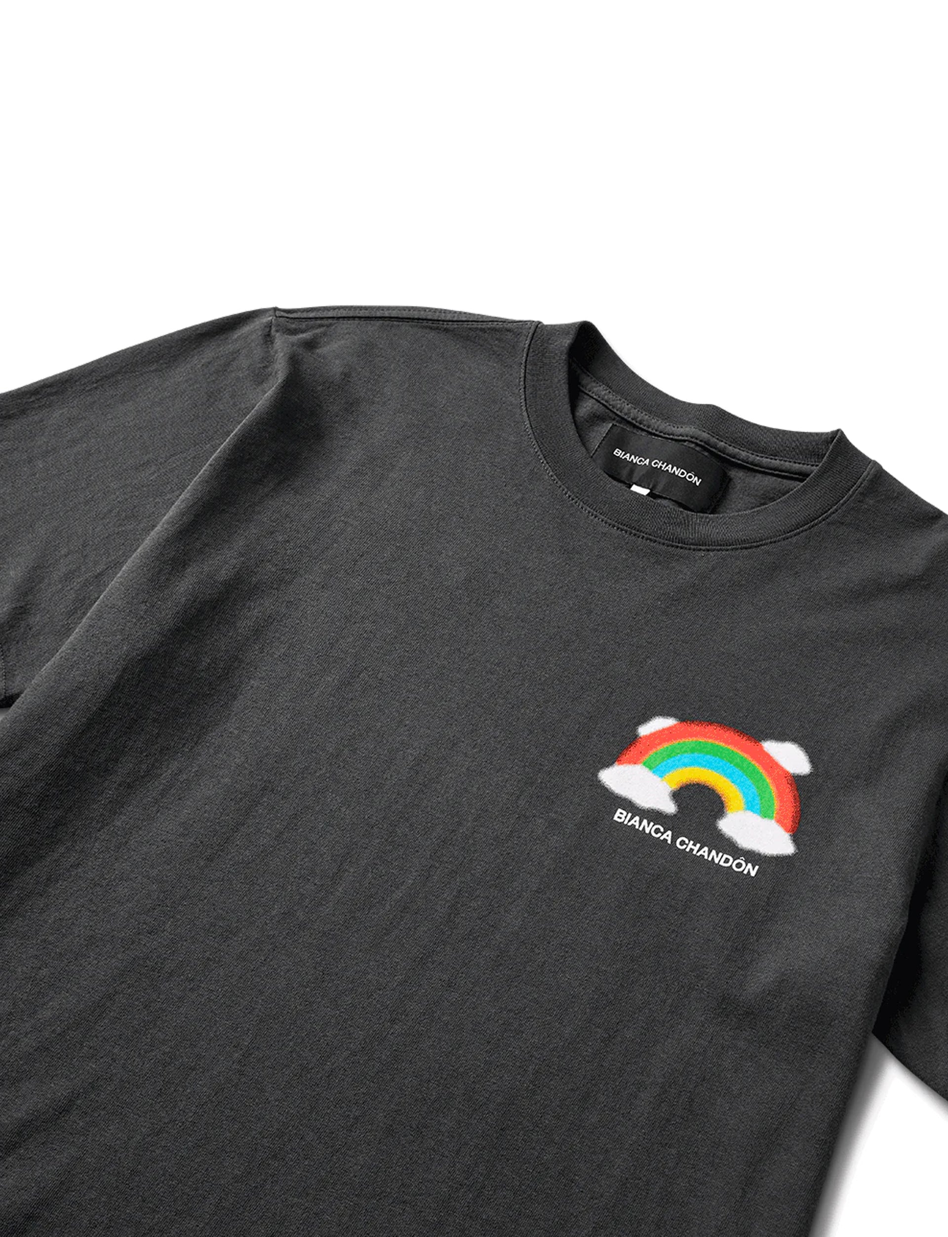 BIANCA CHANDÔN CLOUDY RAINBOW T-SHIRT - VINTAGE BLACK