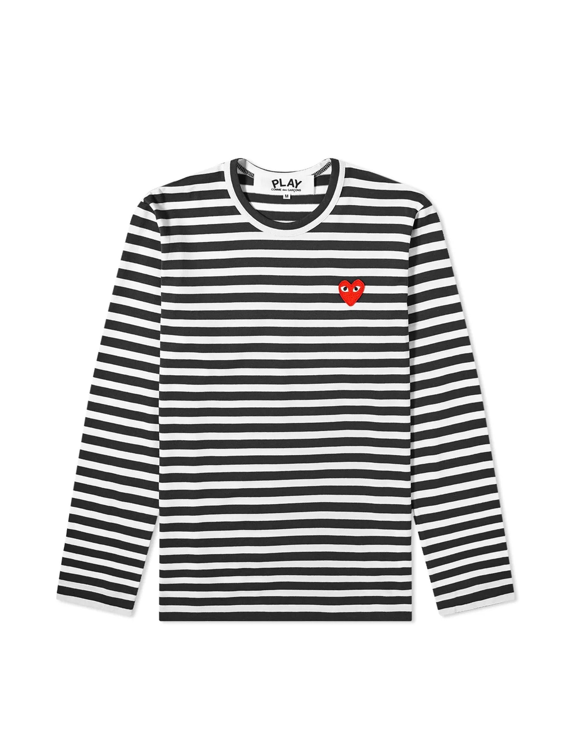 COMME DES GARÇONS PLAY MEN BLACK STRIPES