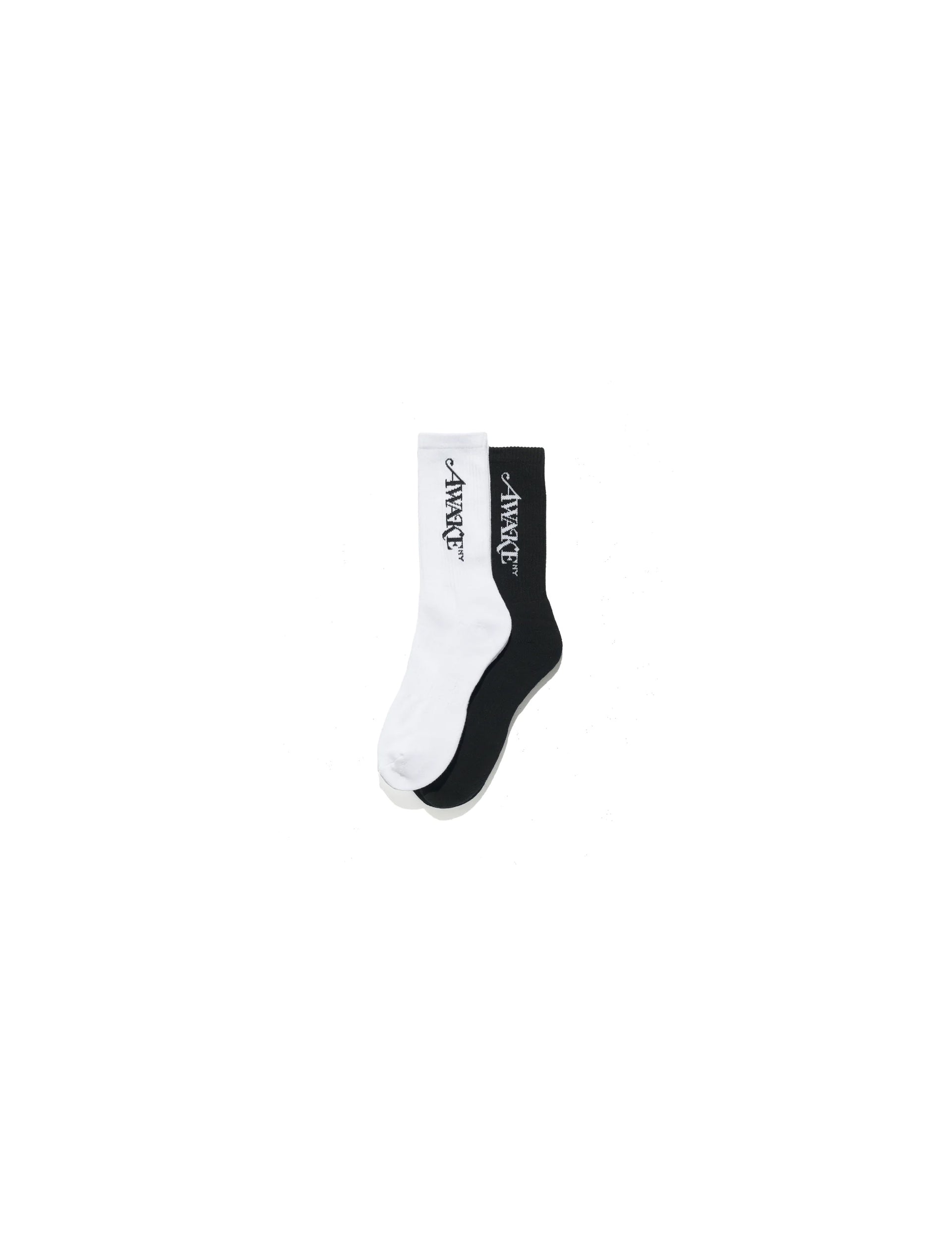 AWAKE NY LOGO SOCKS WHITE