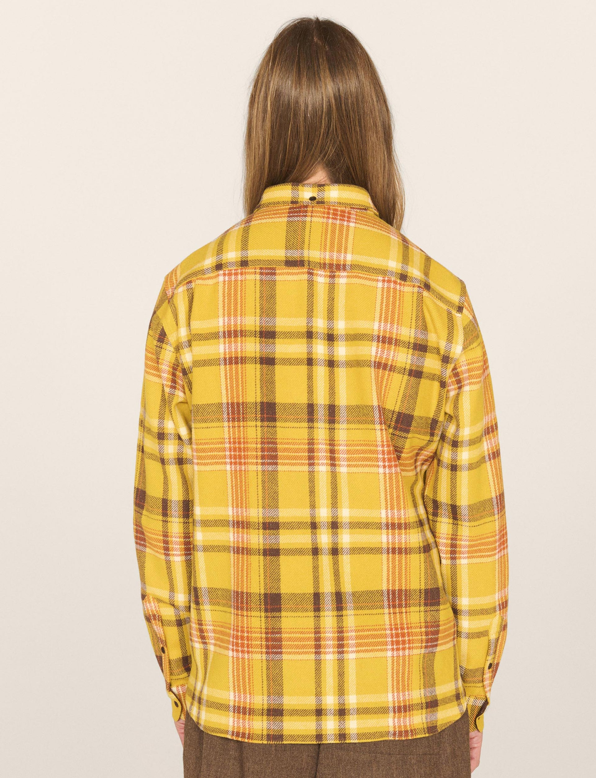 YMC DEAN SHIRT YELLOW MULTI