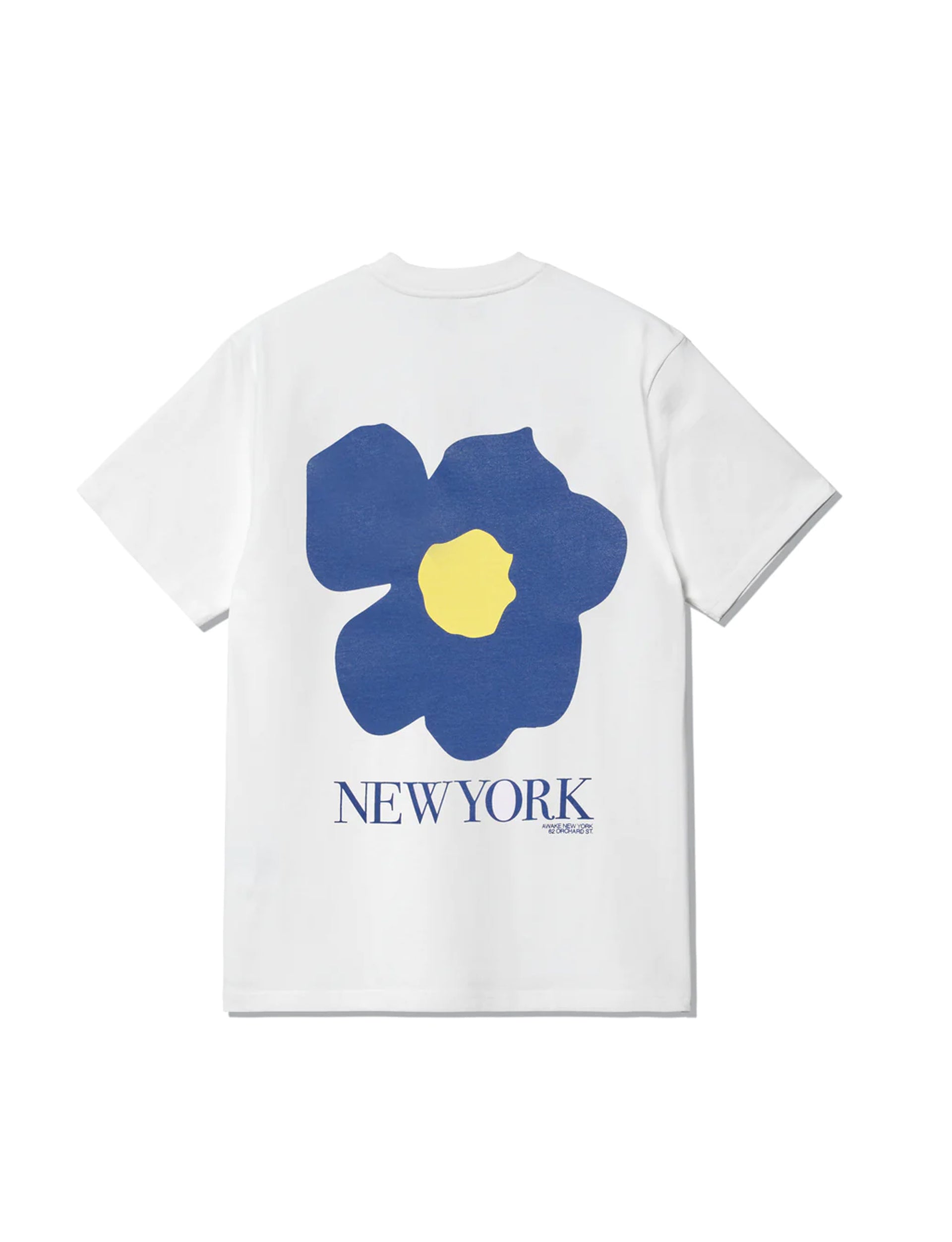 AWAKE NY FLORAL PRINTED TEE WHITE
