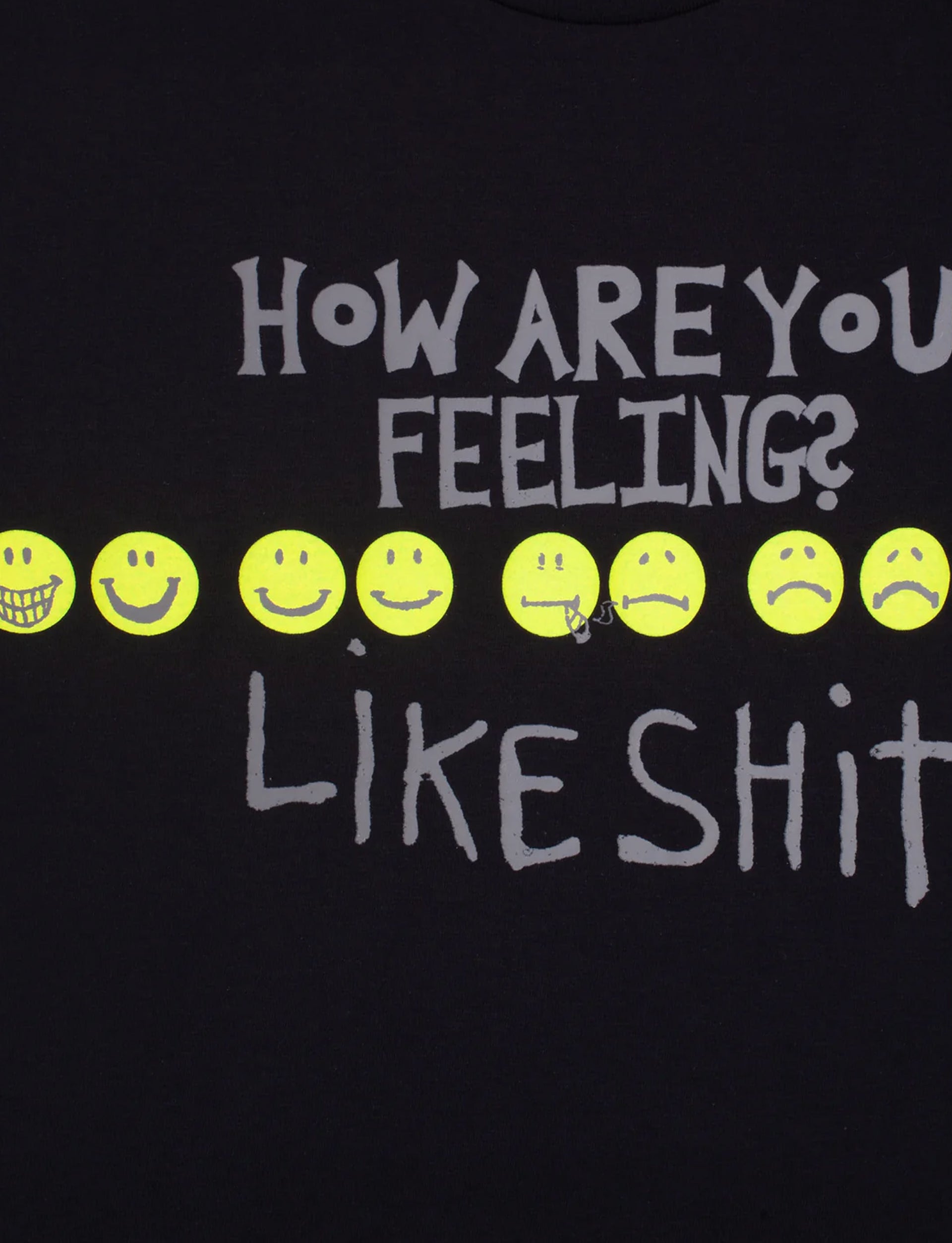 FUCKING AWESOME HOW ARE YOU FEELING TEE BLACK