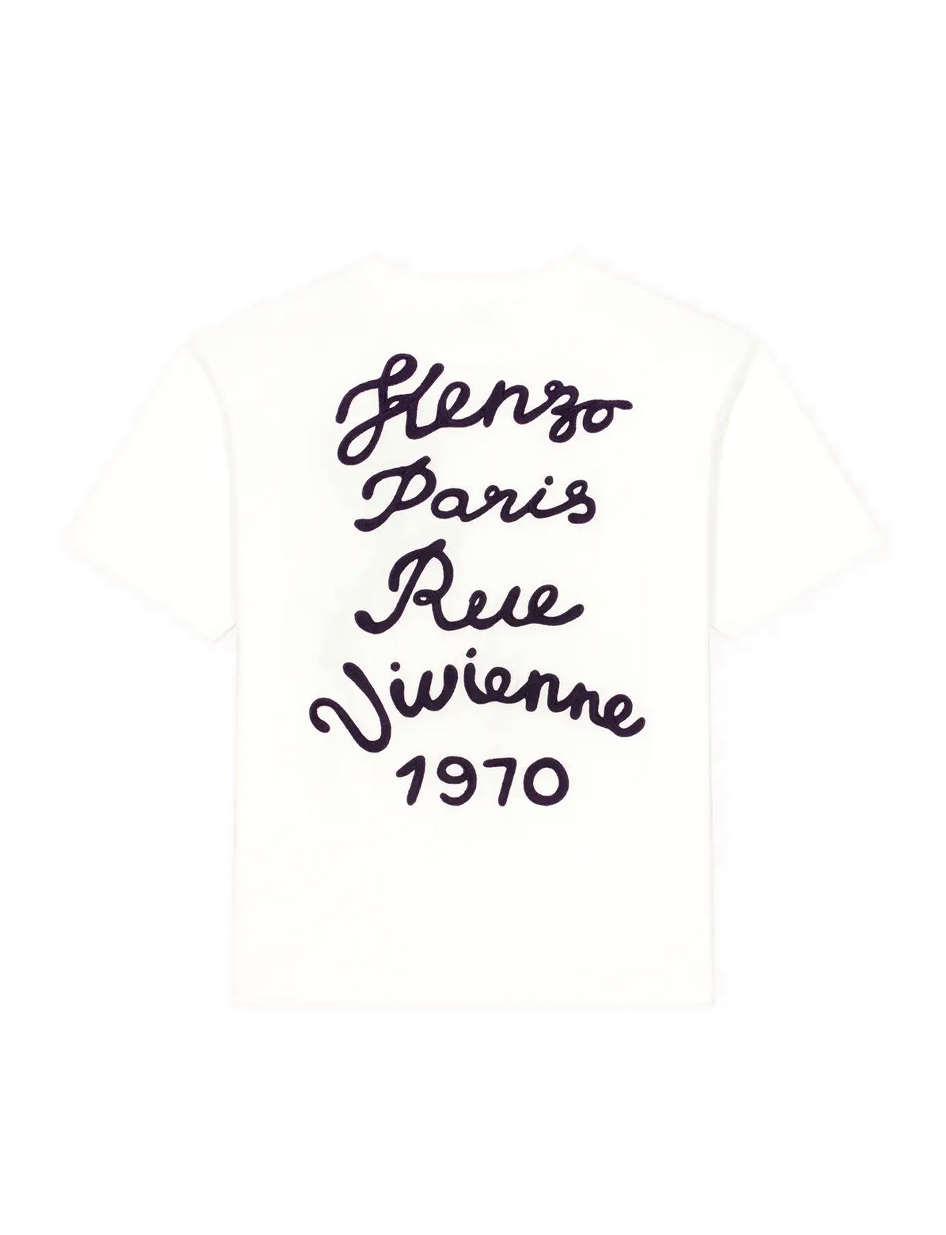 KENZO RUE VIVIENNE OVERSIZE T-SHIRT WHITE