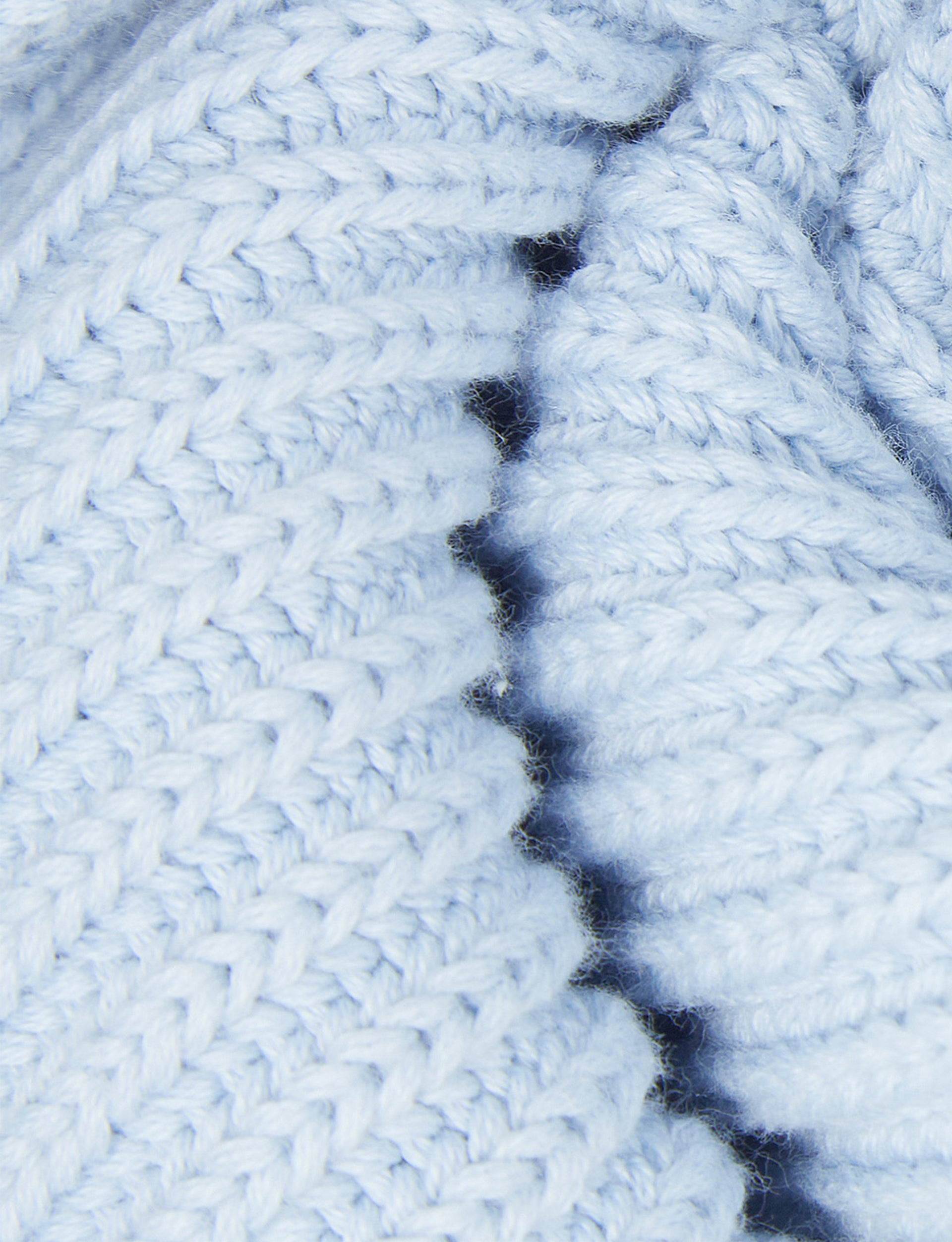 LATE CHECKOUT LIGHT BLUE LC CARDIGAN