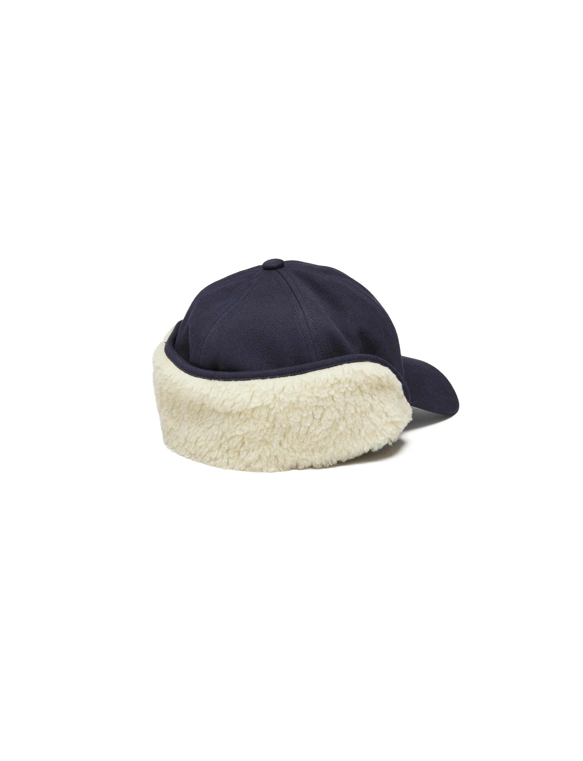 SKY HIGH FARM LOGO LABEL CAP WOVEN NAVY