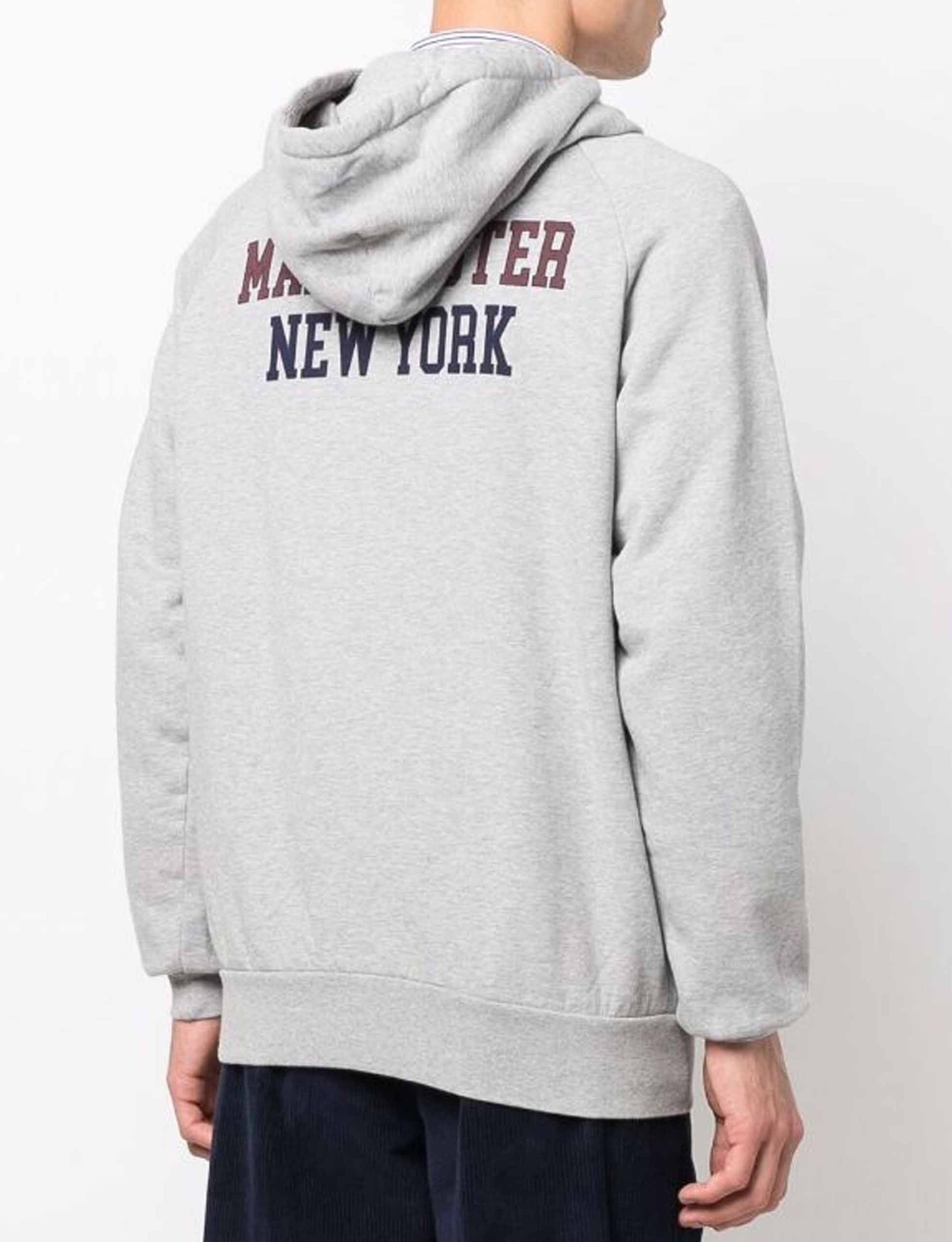 NOAH X BARACUTA GREY HOODIE