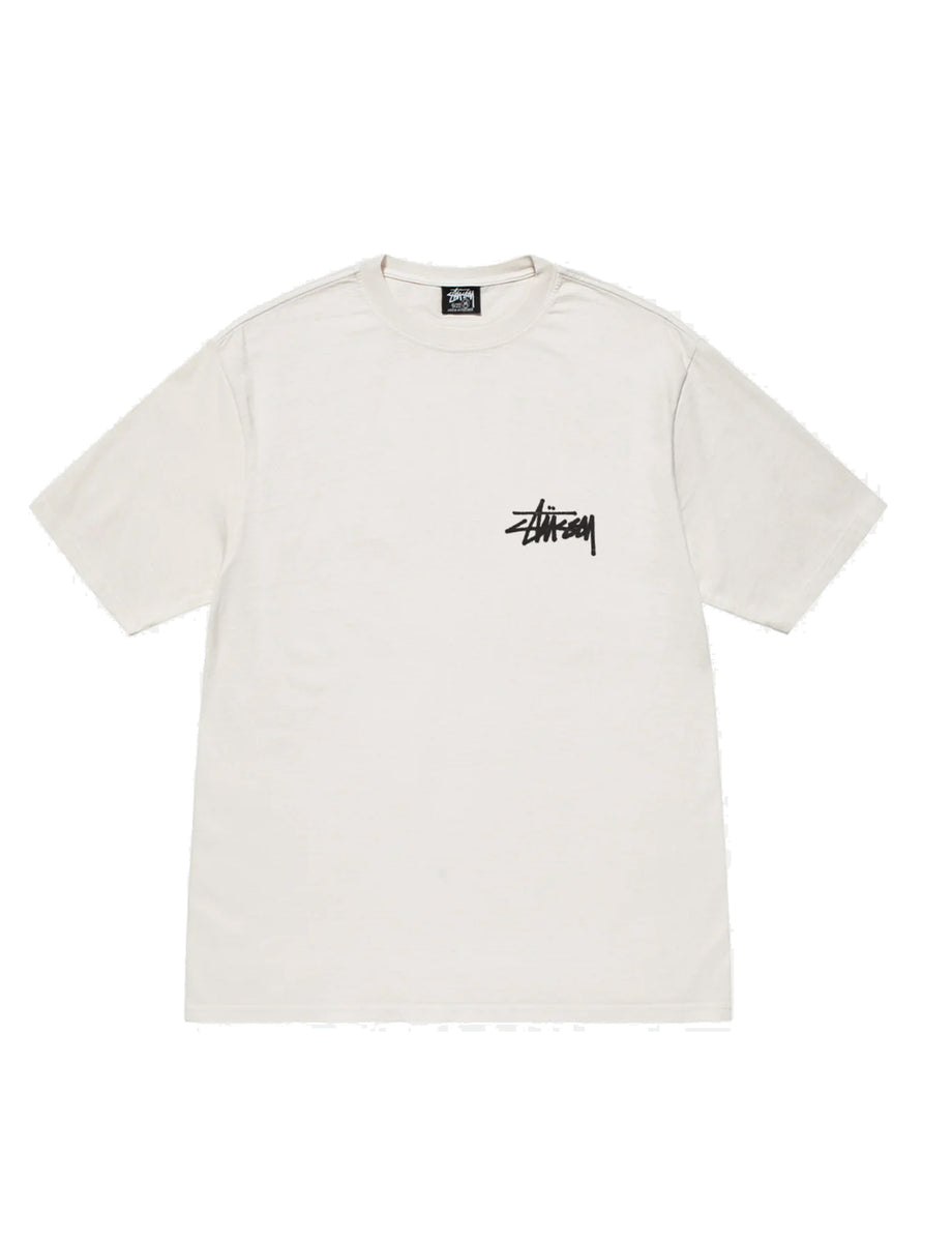 StÜssy Old Phone Pig. Dyed Tee Natural - Minishopmadrid