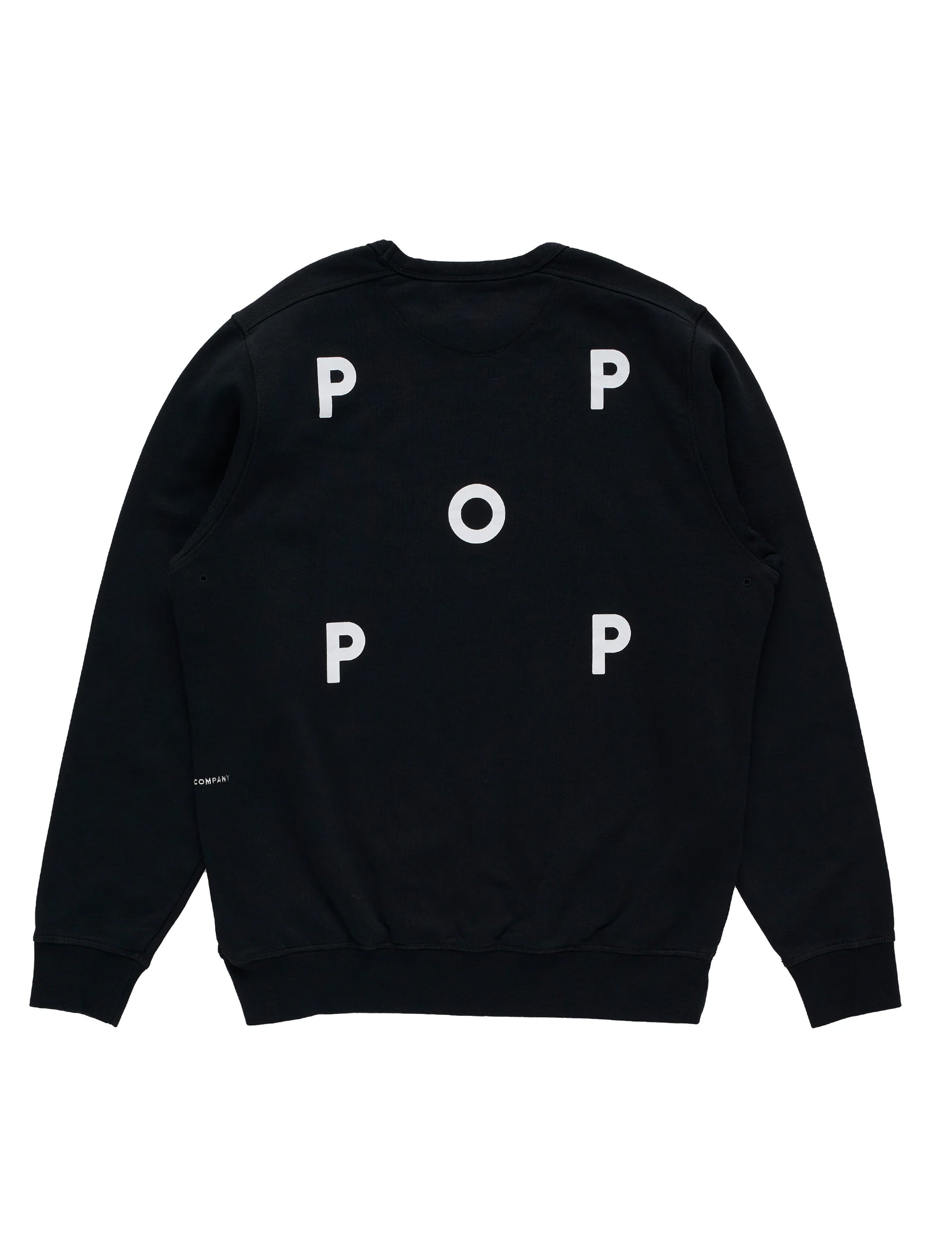POP TRADING Pop Logo Crewneck Sweat Black/White