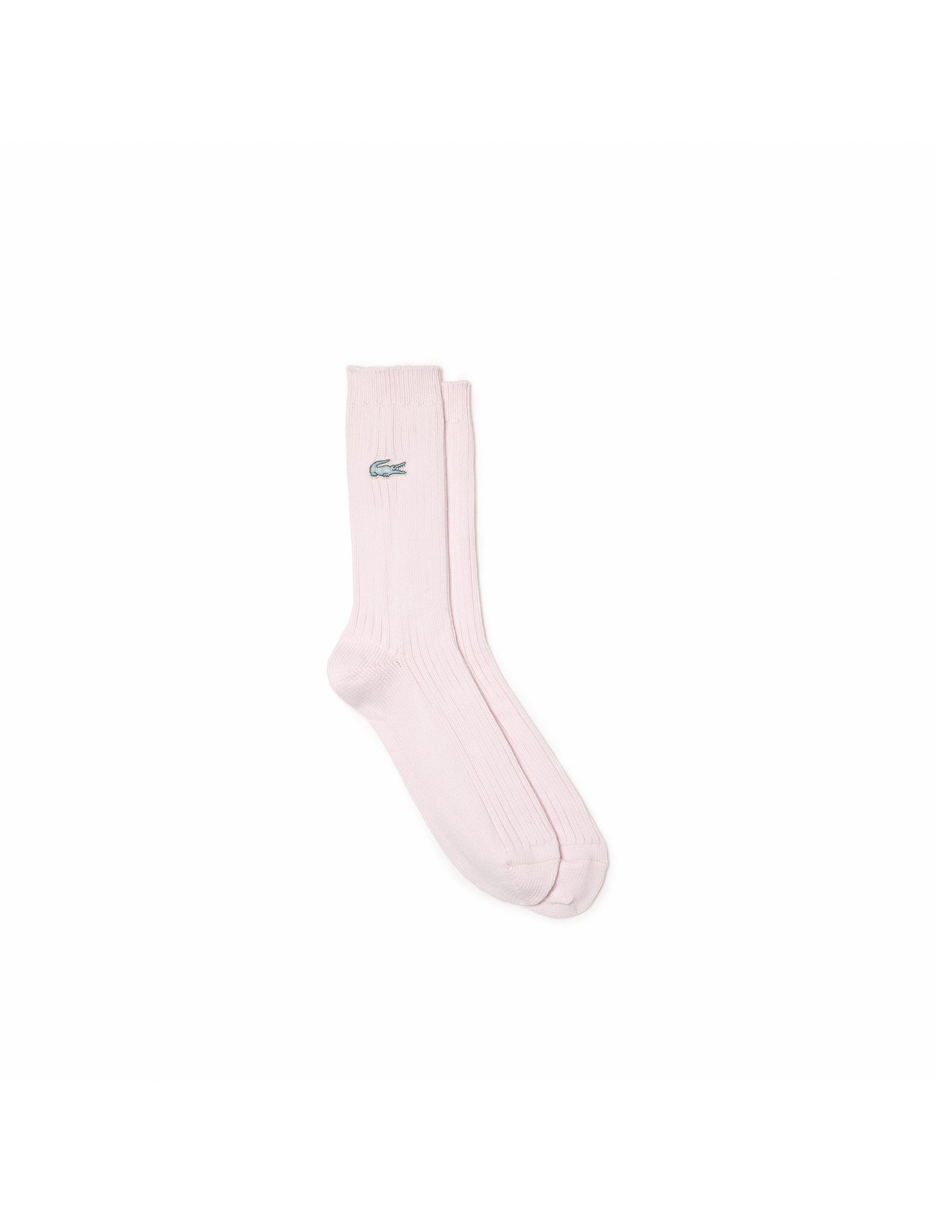 Lacoste x le FLEUR* Ribbed Socks Pink