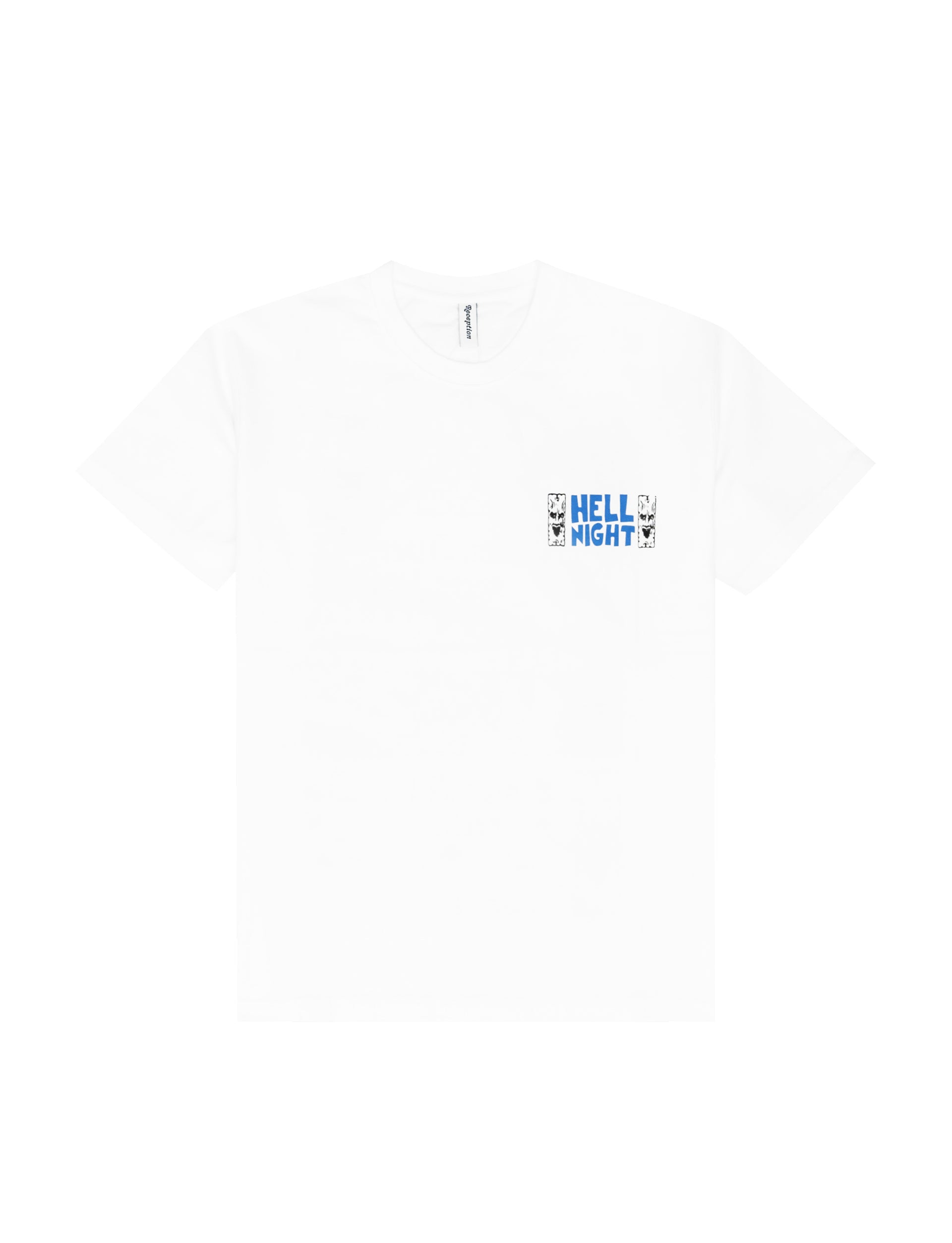RECEPTION CLOTHING SS TEE HELL NIGHT COTTON SINGLE JERSEY