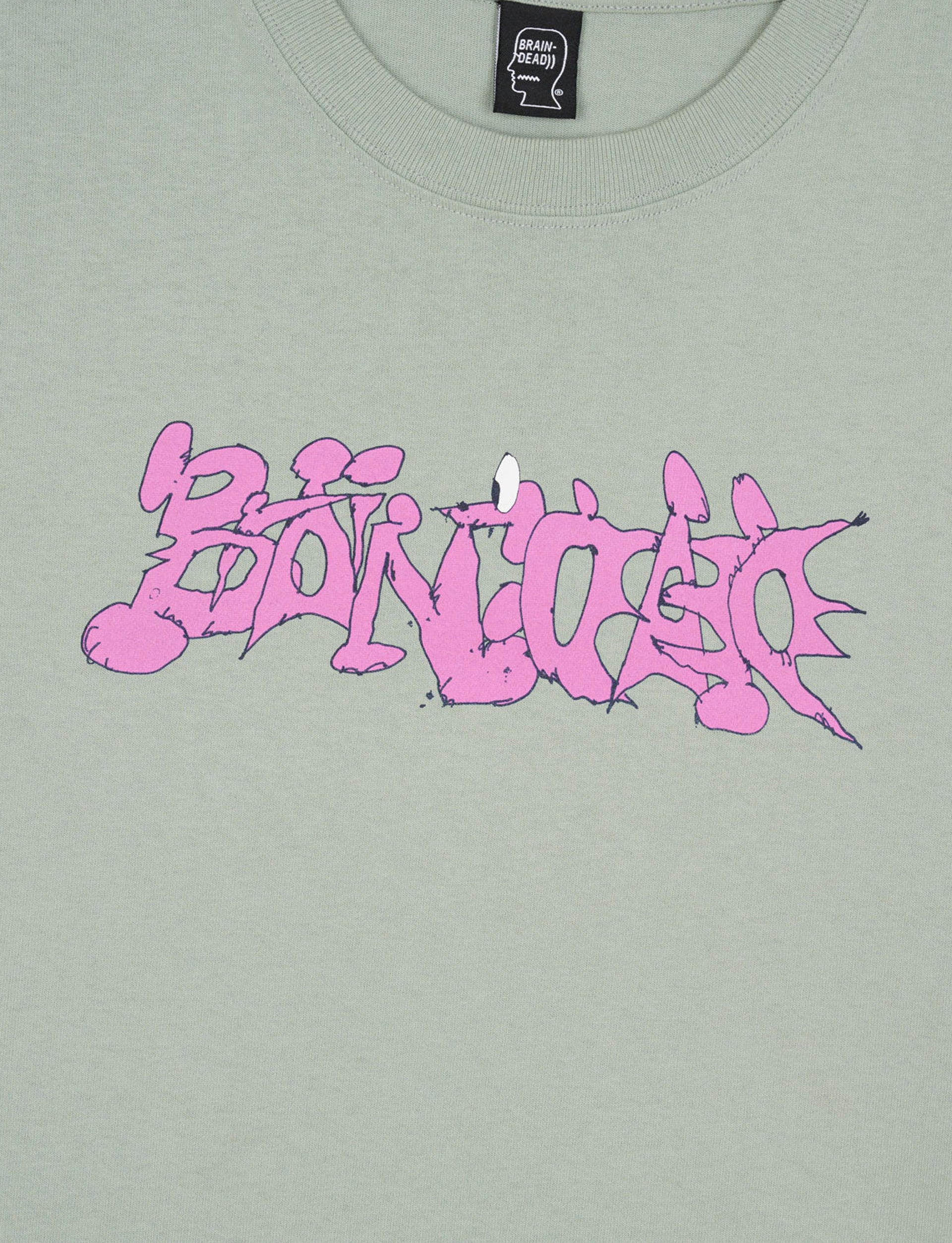 BRAIN DEAD Skram T-shirt - Seafoam