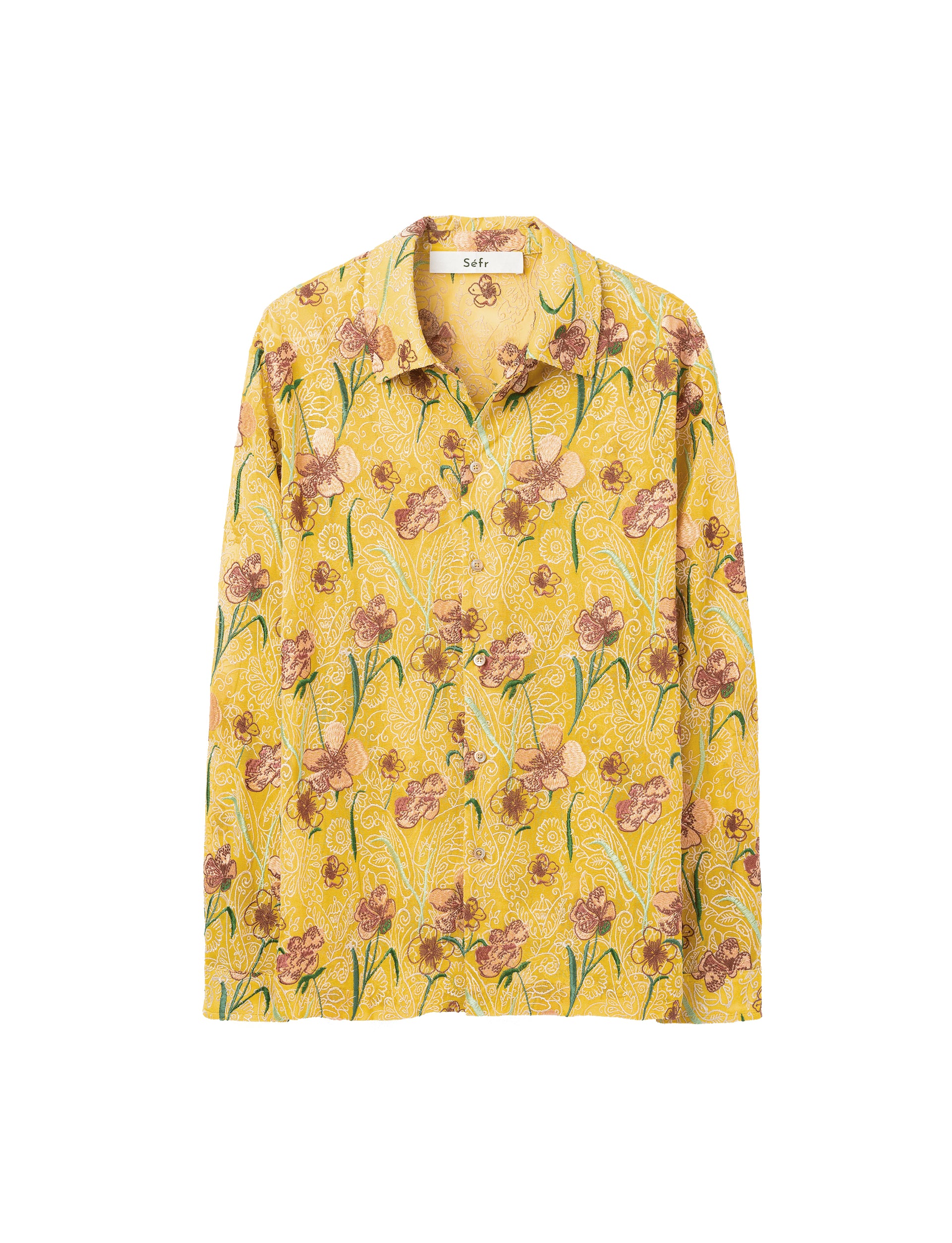 SÉFR RIPLEY SHIRT HIBISCUS YELLOW