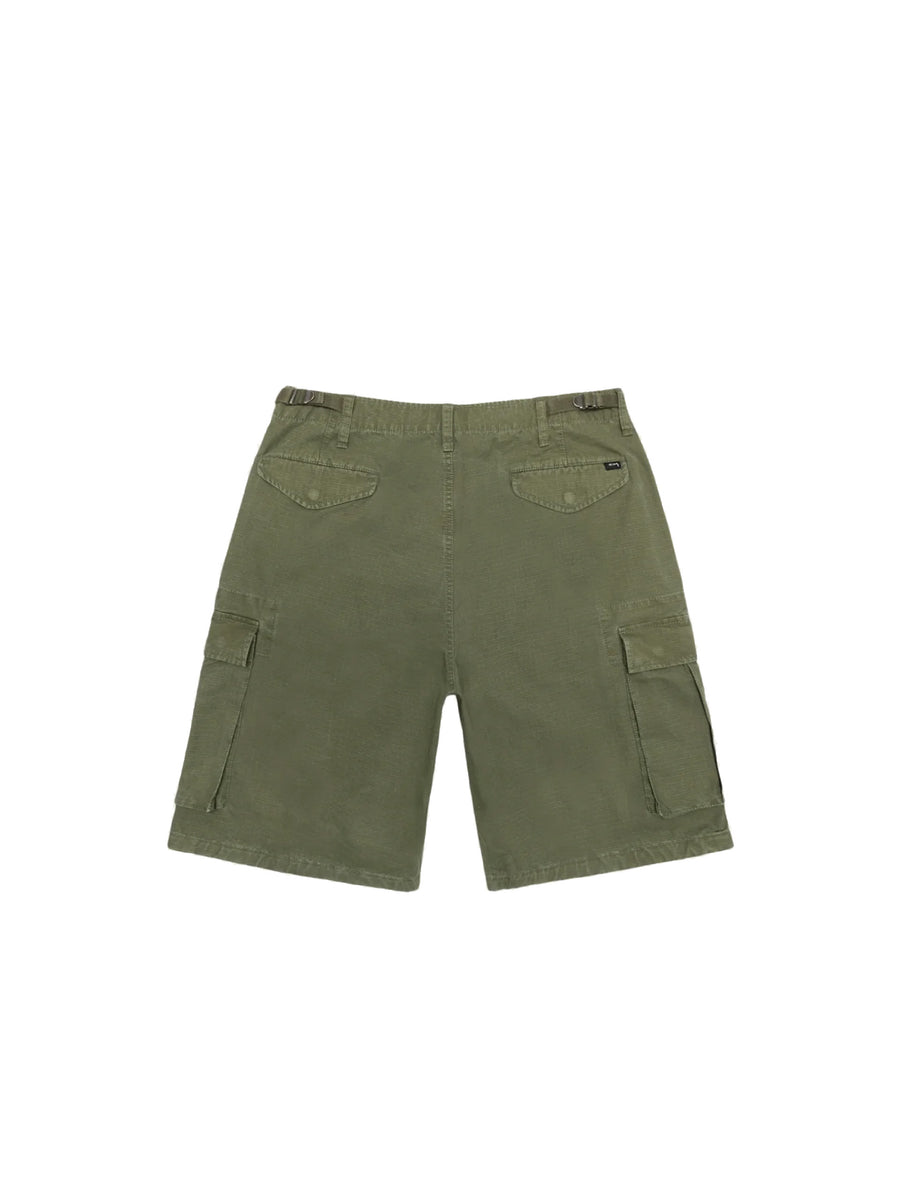 STÜSSY 4 Cargo Short Ripstop OLIVE GREEN - minishopmadrid