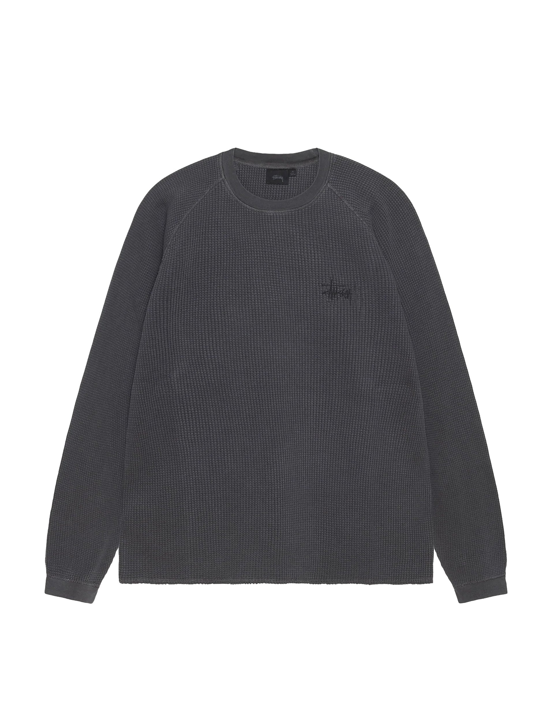 STÜSSY BASIC STÜSSY THERMAL washed black