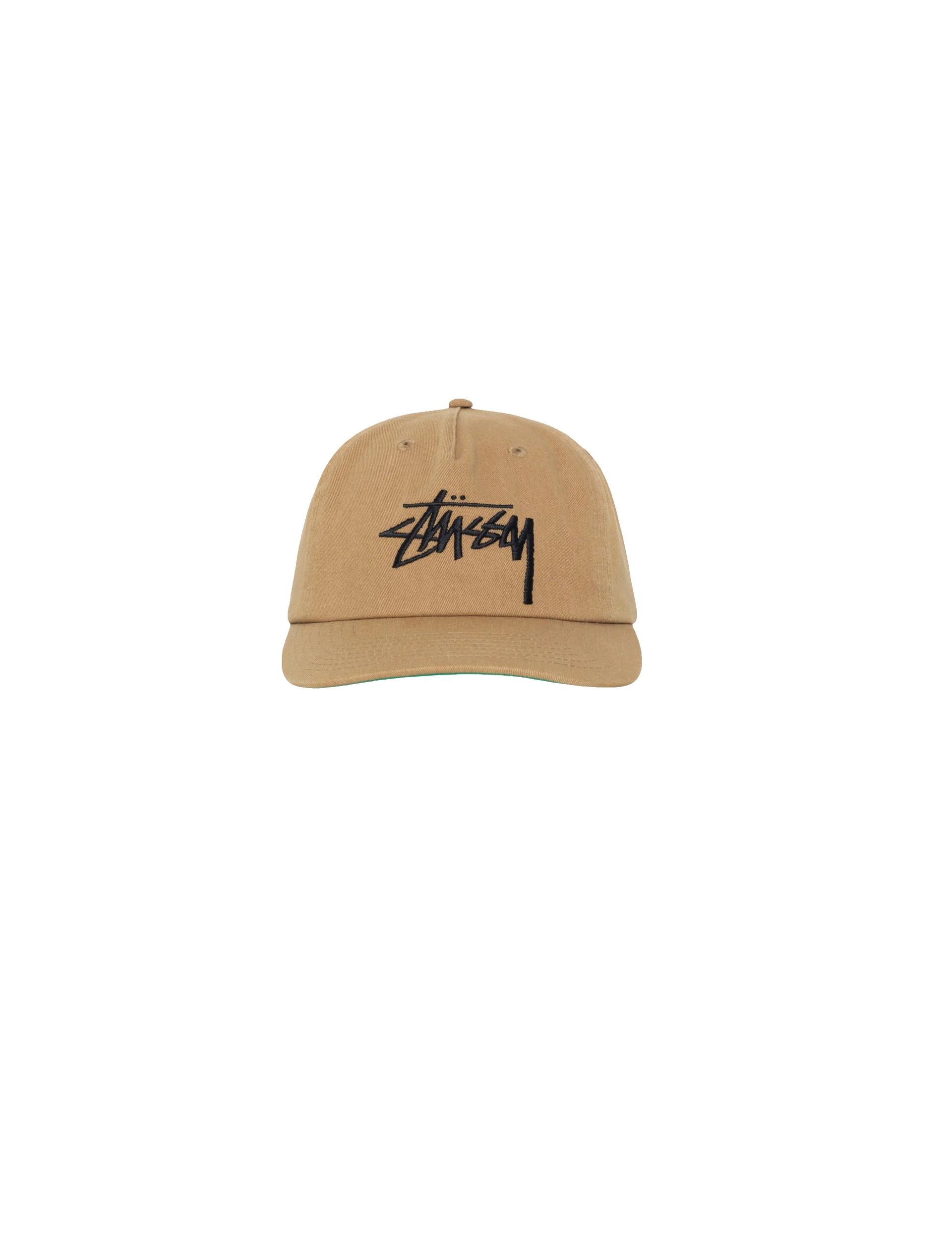 STÜSSY Big Stock Mid Depth Cap tobacco