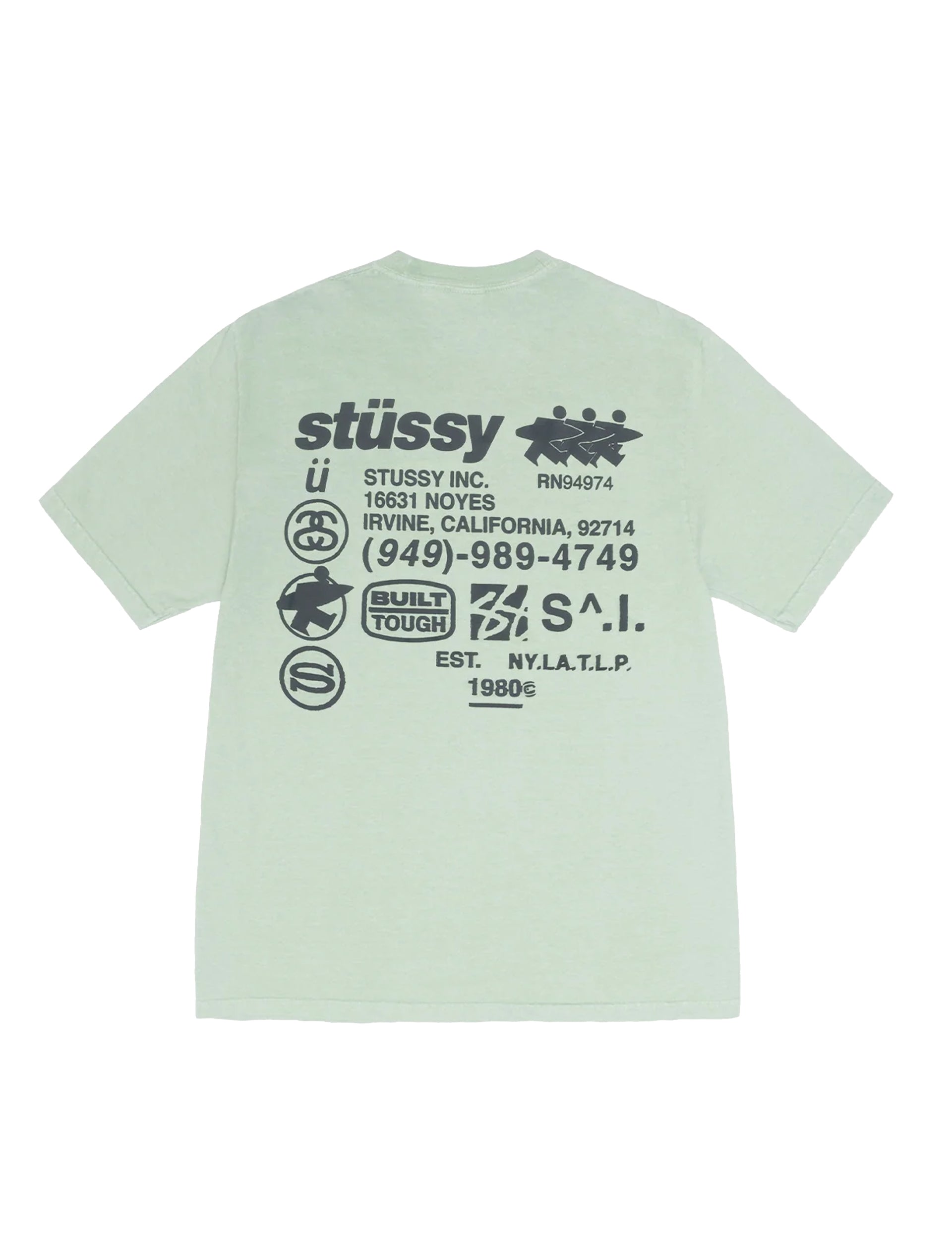 STÜSSY DNA TEE PIGMENT DYED GRANITE