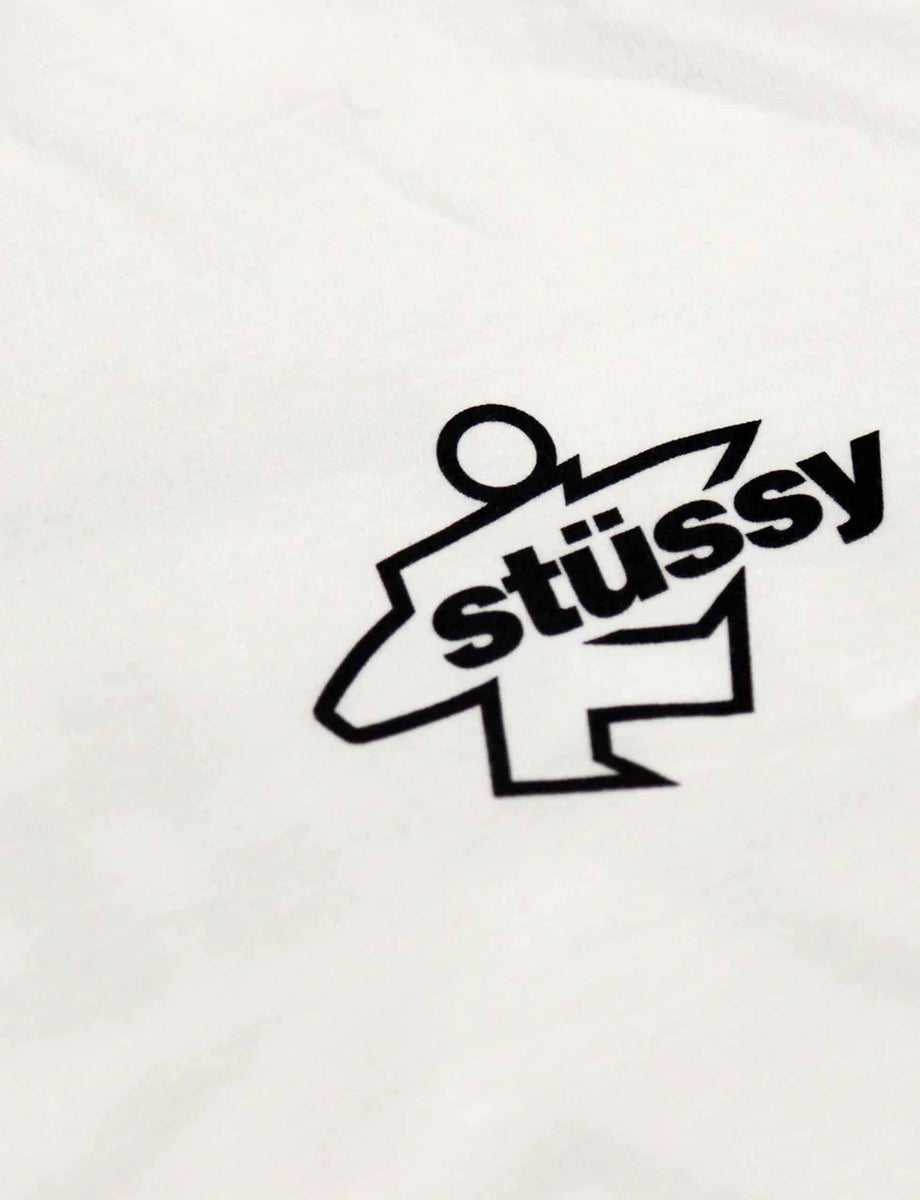 STÜSSY Surf Size Pig. Dyed Tee NATURAL - minishopmadrid