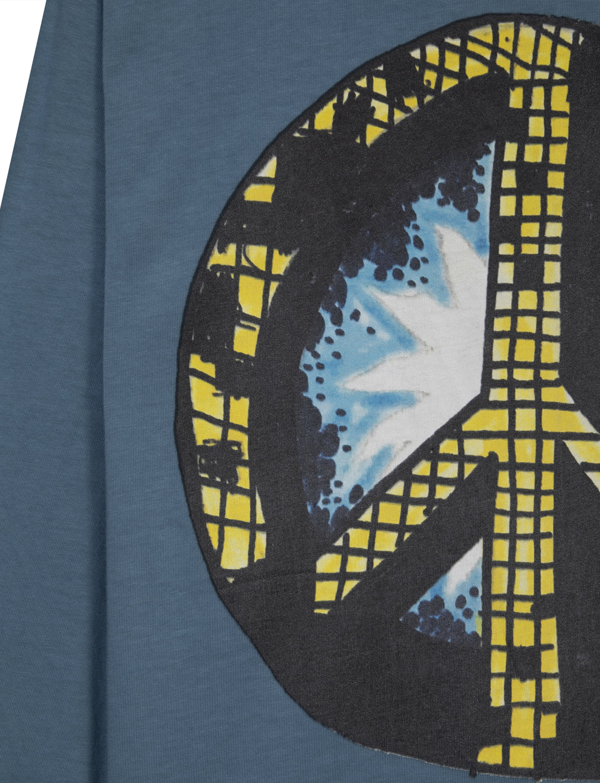TURTLE ISLAND MEDITATION PEACE POCKET LS TEE