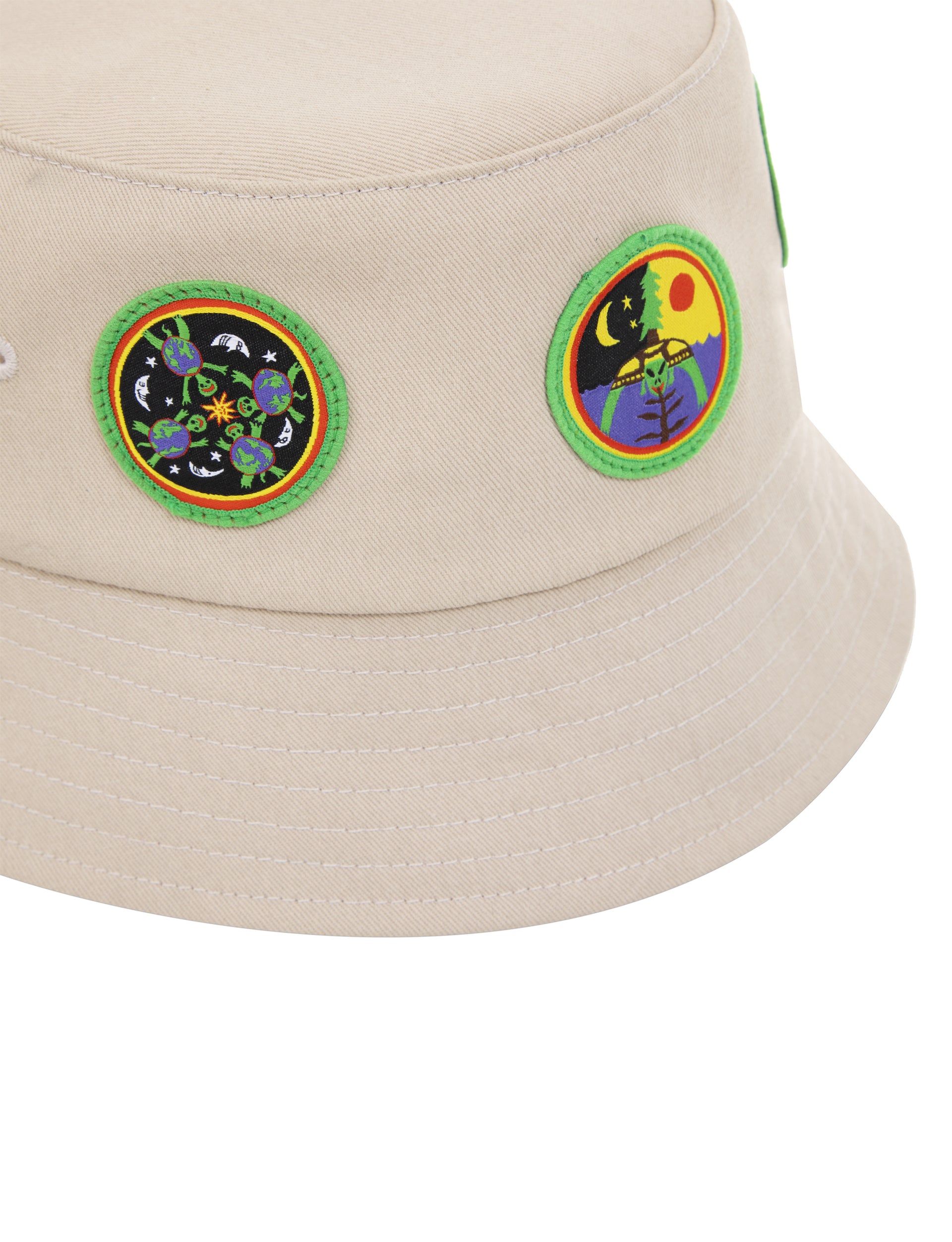 TURTLE ISLAND MEDITATION TIME PATCHES BUCKET HAT