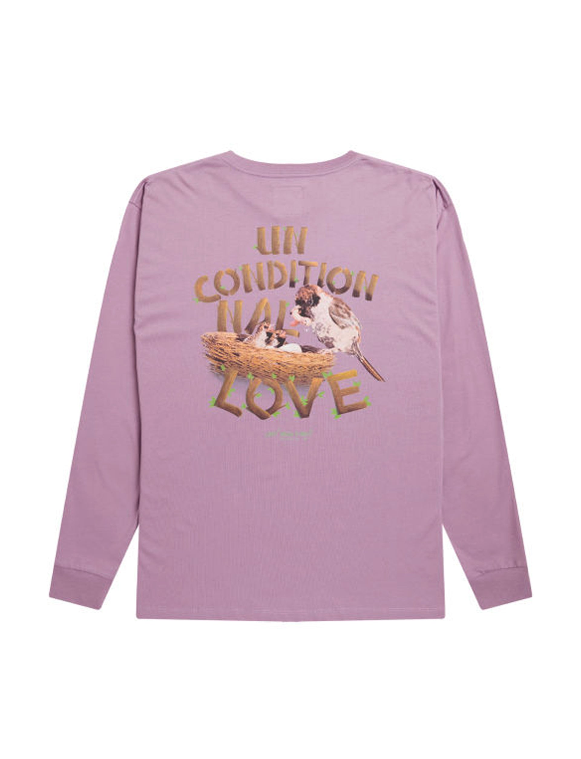 SKY HIGH FARM UNISEX UNCONDITIONAL LOVE LONG SLEEVES TSHIRT KNIT