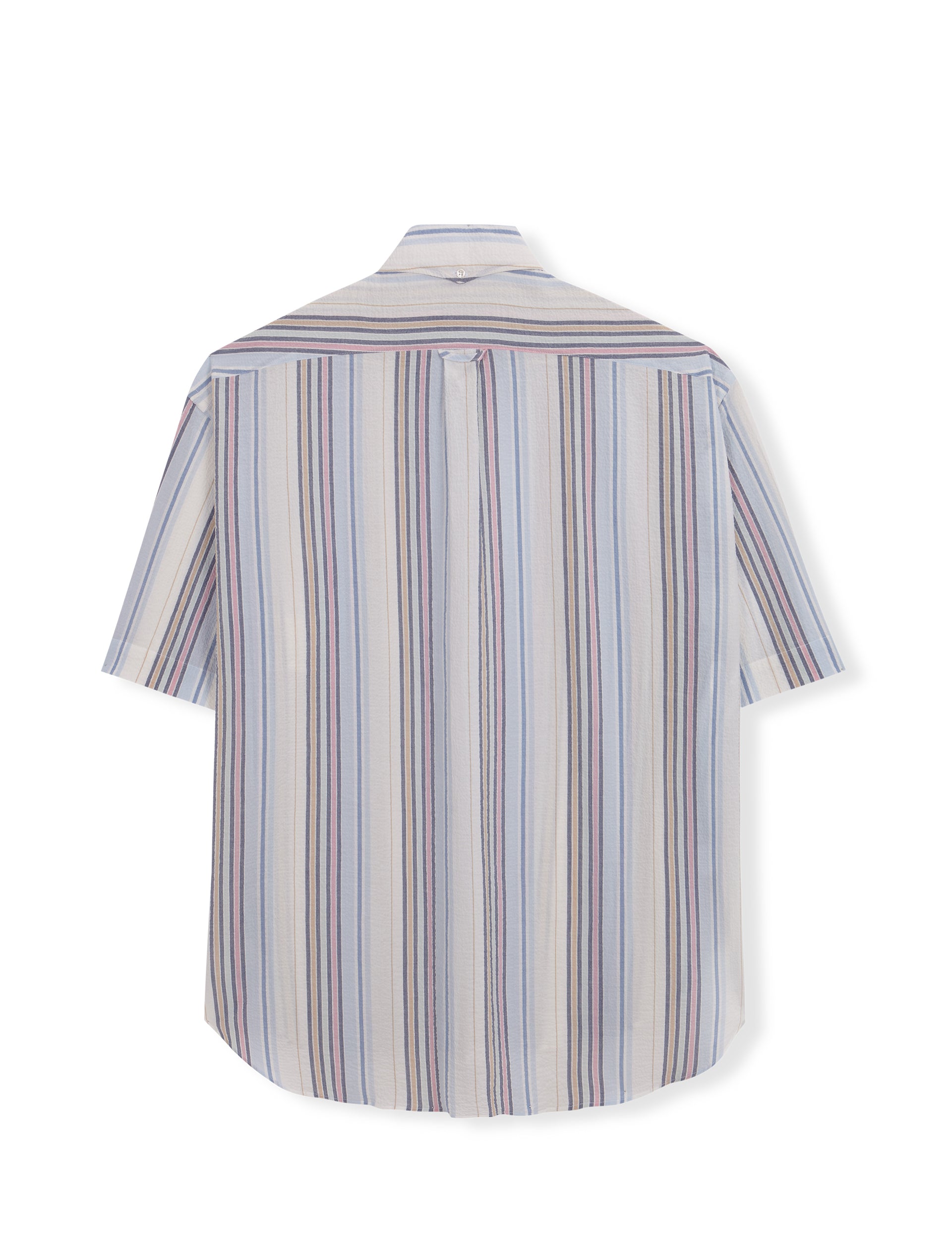 UNFEIGNED X MINISHOPMADRID SEERSUCKER SHIRT BLUES