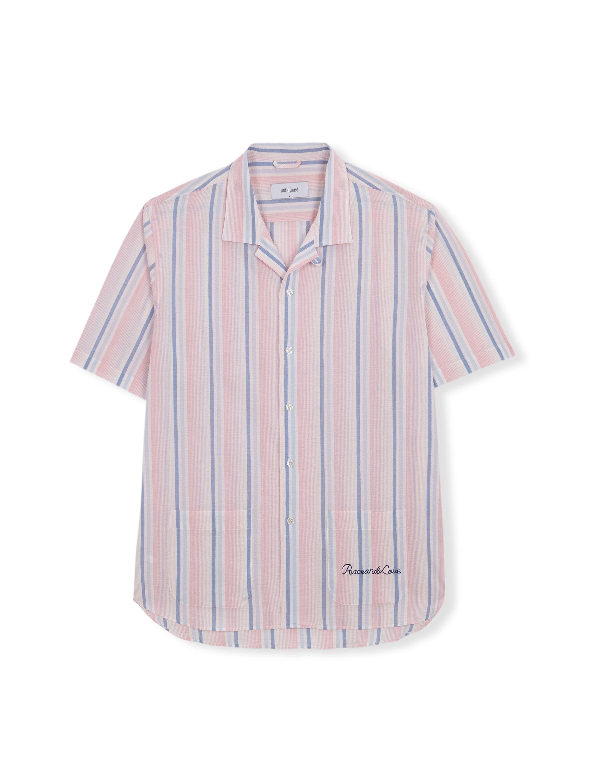 UNFEIGNED X MINISHOPMADRID SEERSUCKER SHIRT PINK