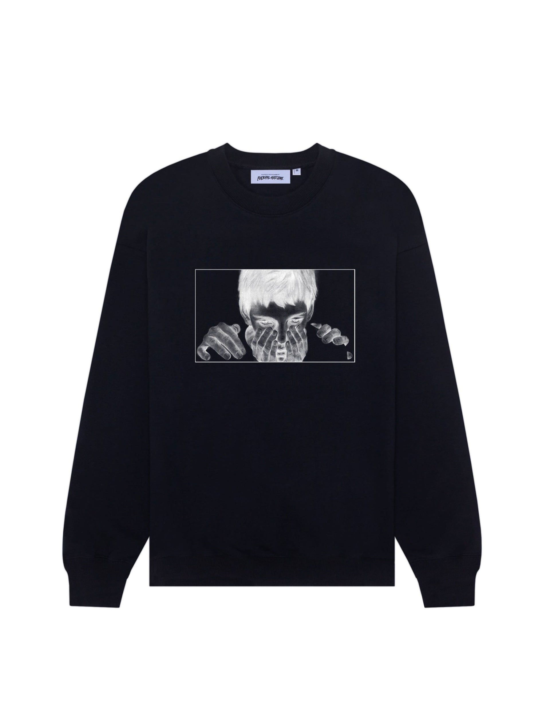FUCKING AWESOME SAFE PLACE CREWNECK BLACK