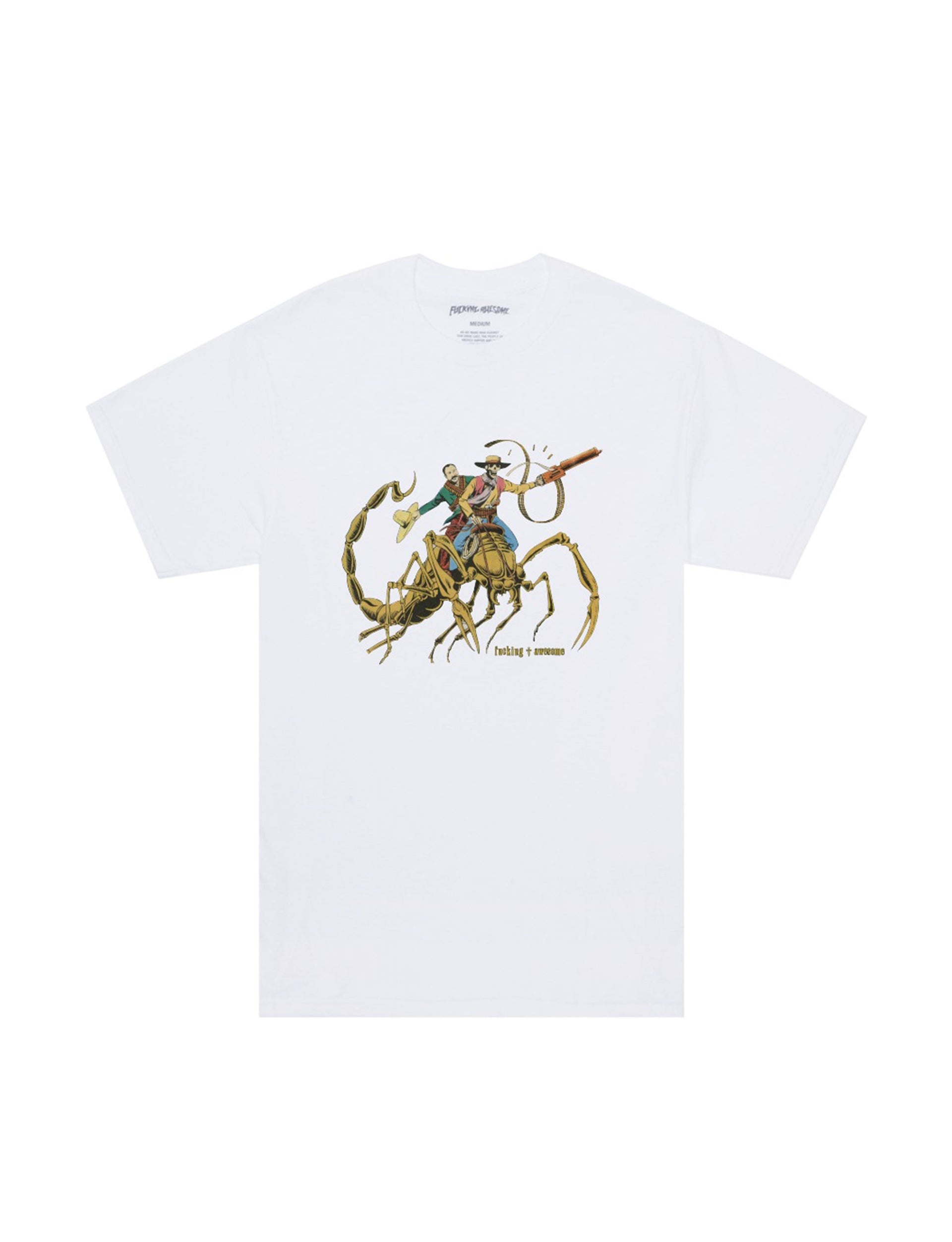 FUCKING AWESOME LOUIE SCORPION TEE WHITE
