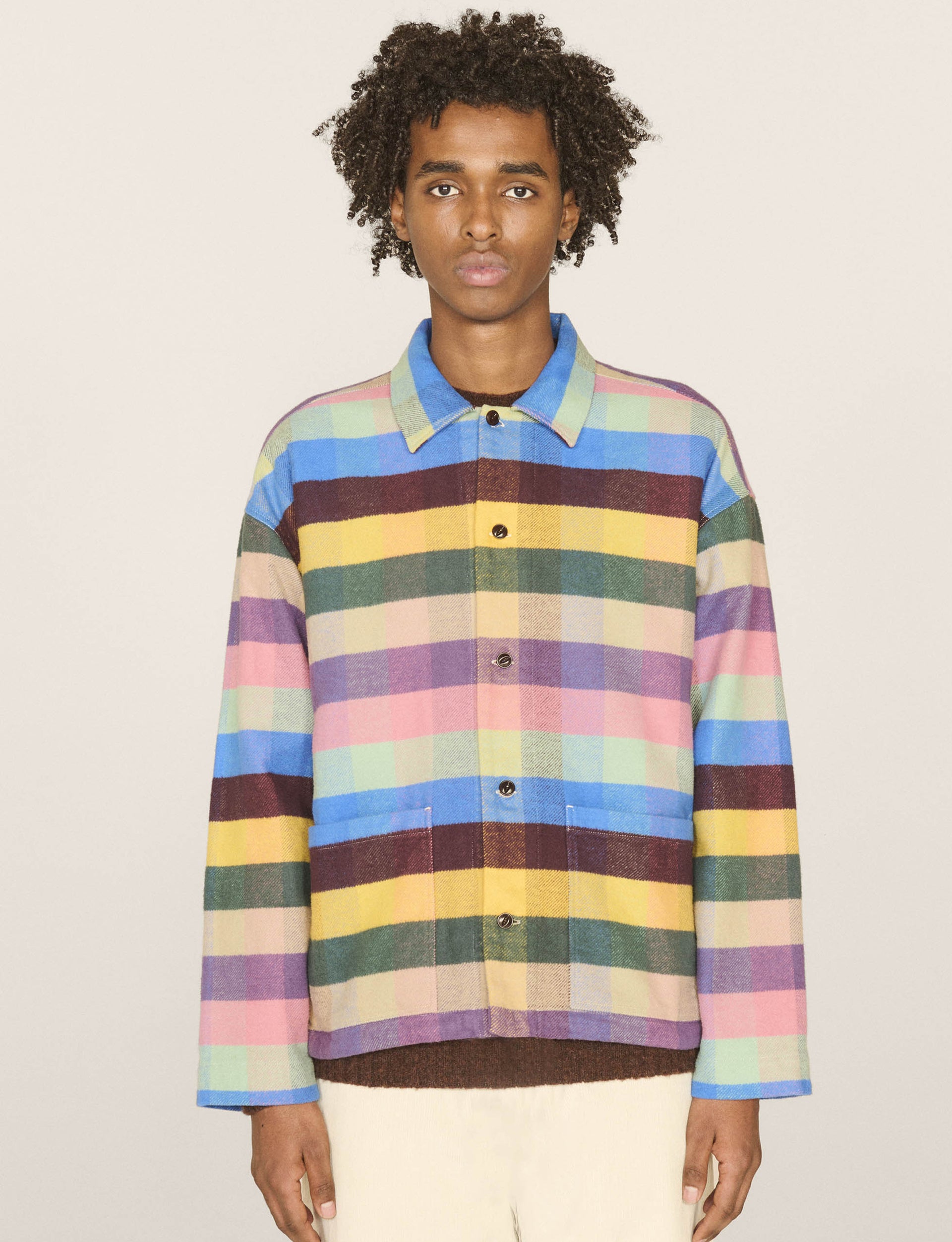 YMC PJ OVERSHIRT MULTI