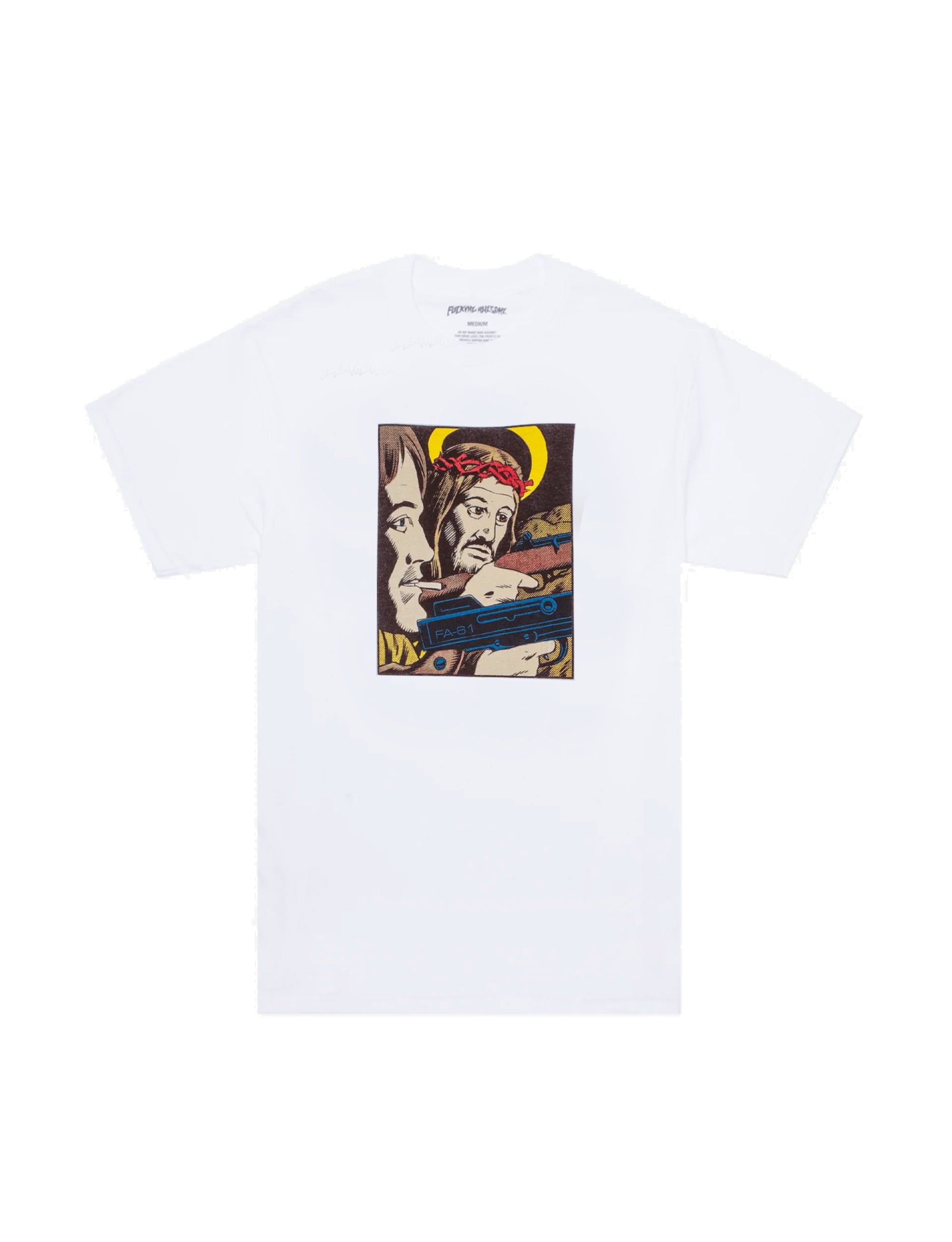 FUCKING AWESOME Holy War Tee white